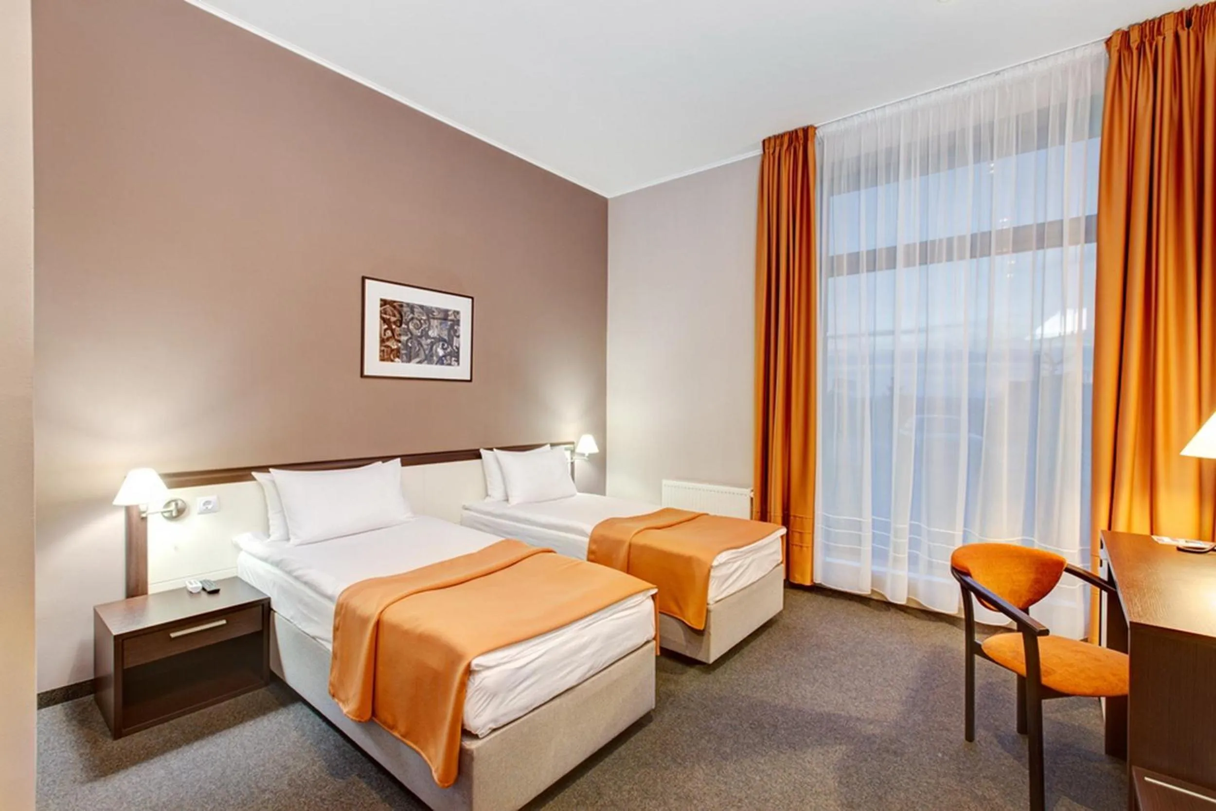 Photo of the whole room, Bed in Lviv Ramada Hotel