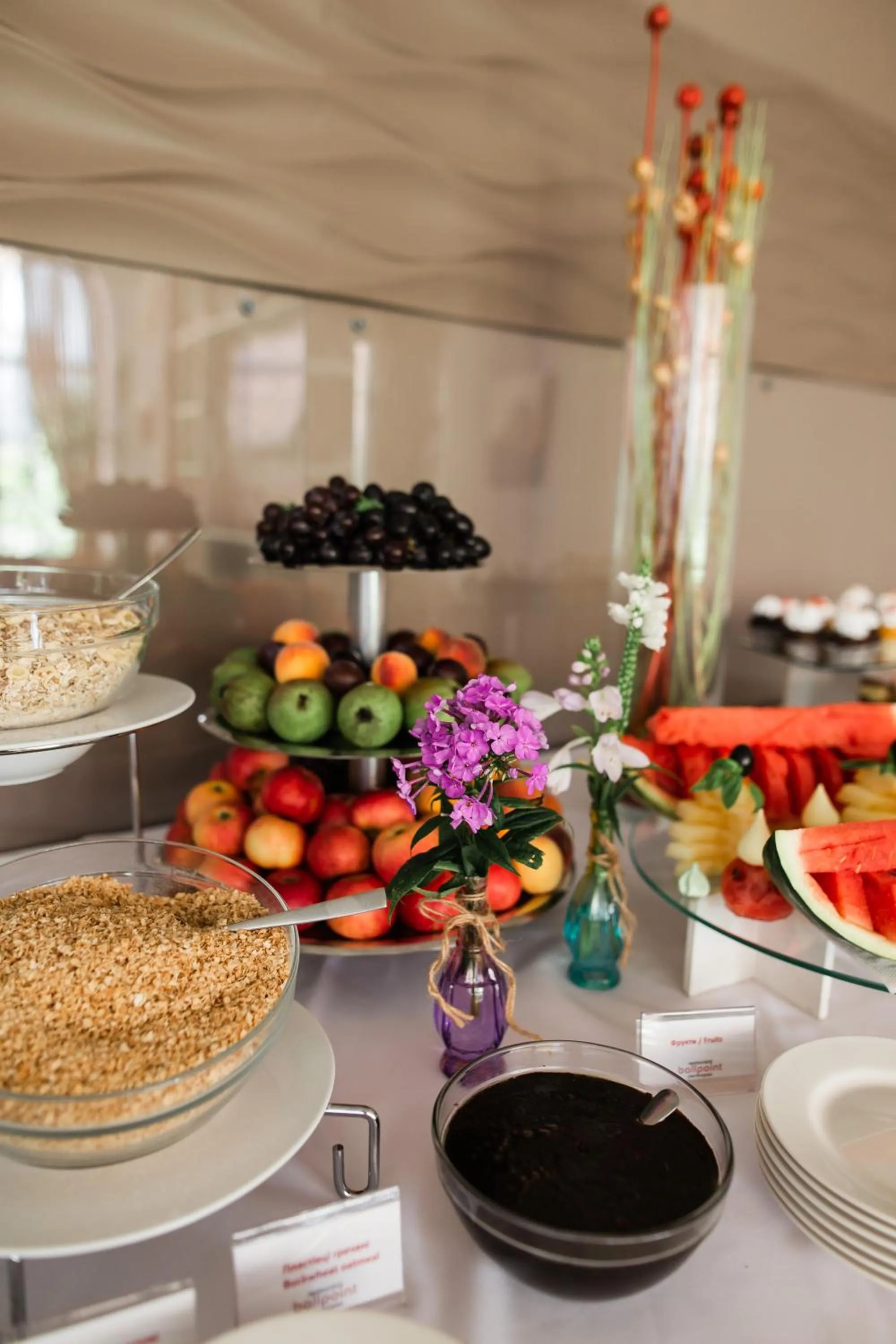 Buffet breakfast in Lviv Ramada Hotel