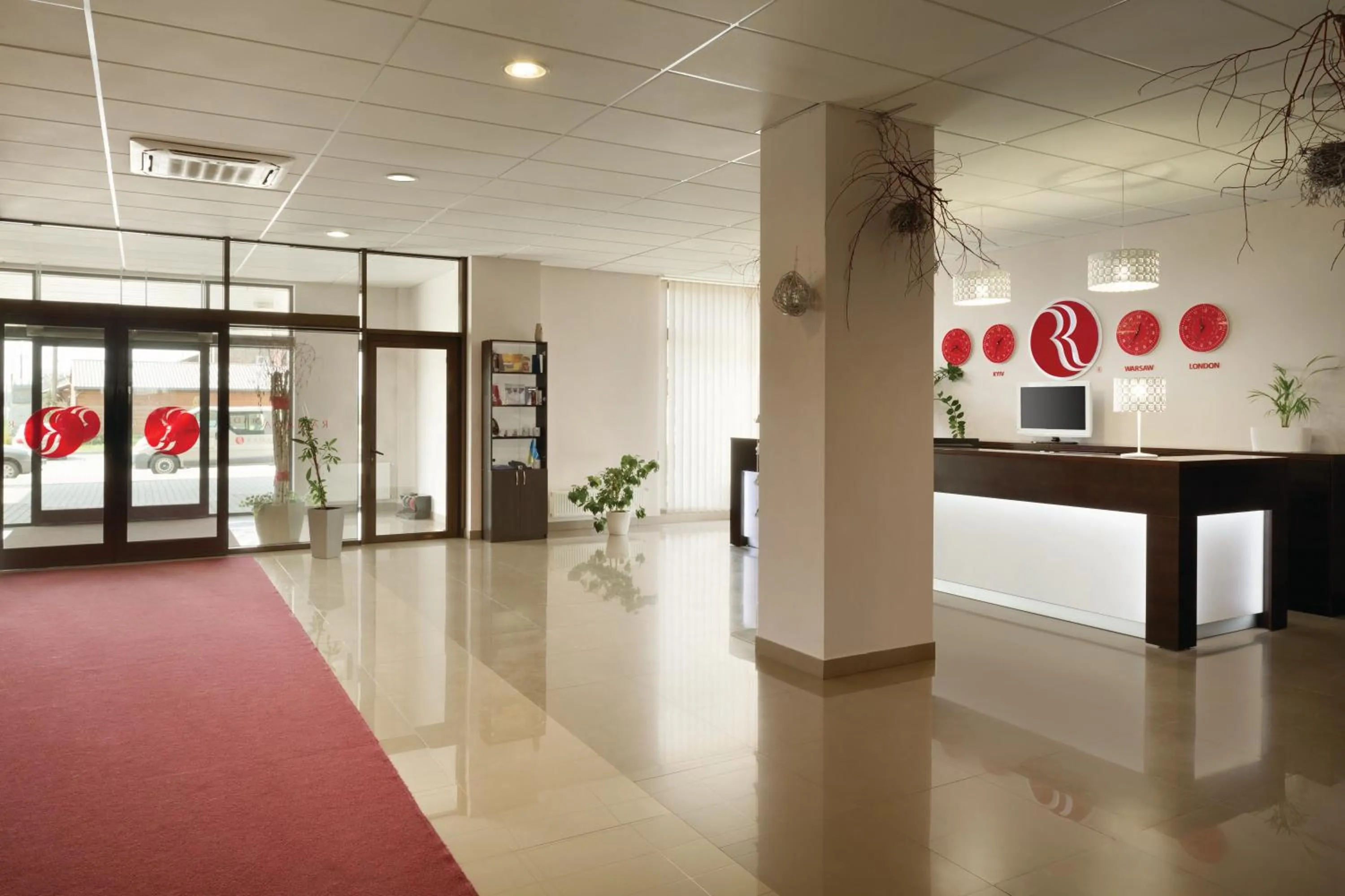 Lobby or reception in Lviv Ramada Hotel