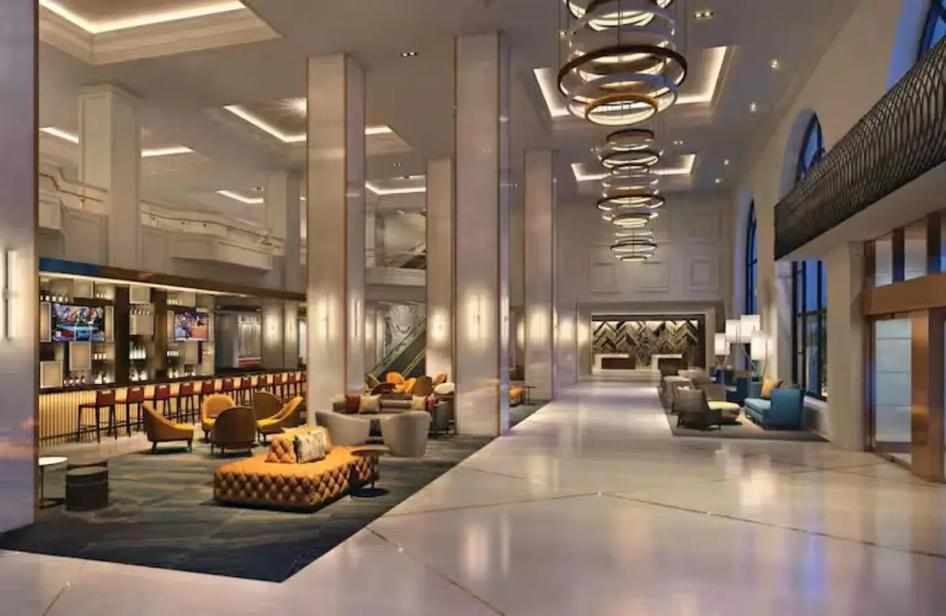 Lobby or reception in Hilton Minneapolis Lobby or reception in Hilton Minneapolis