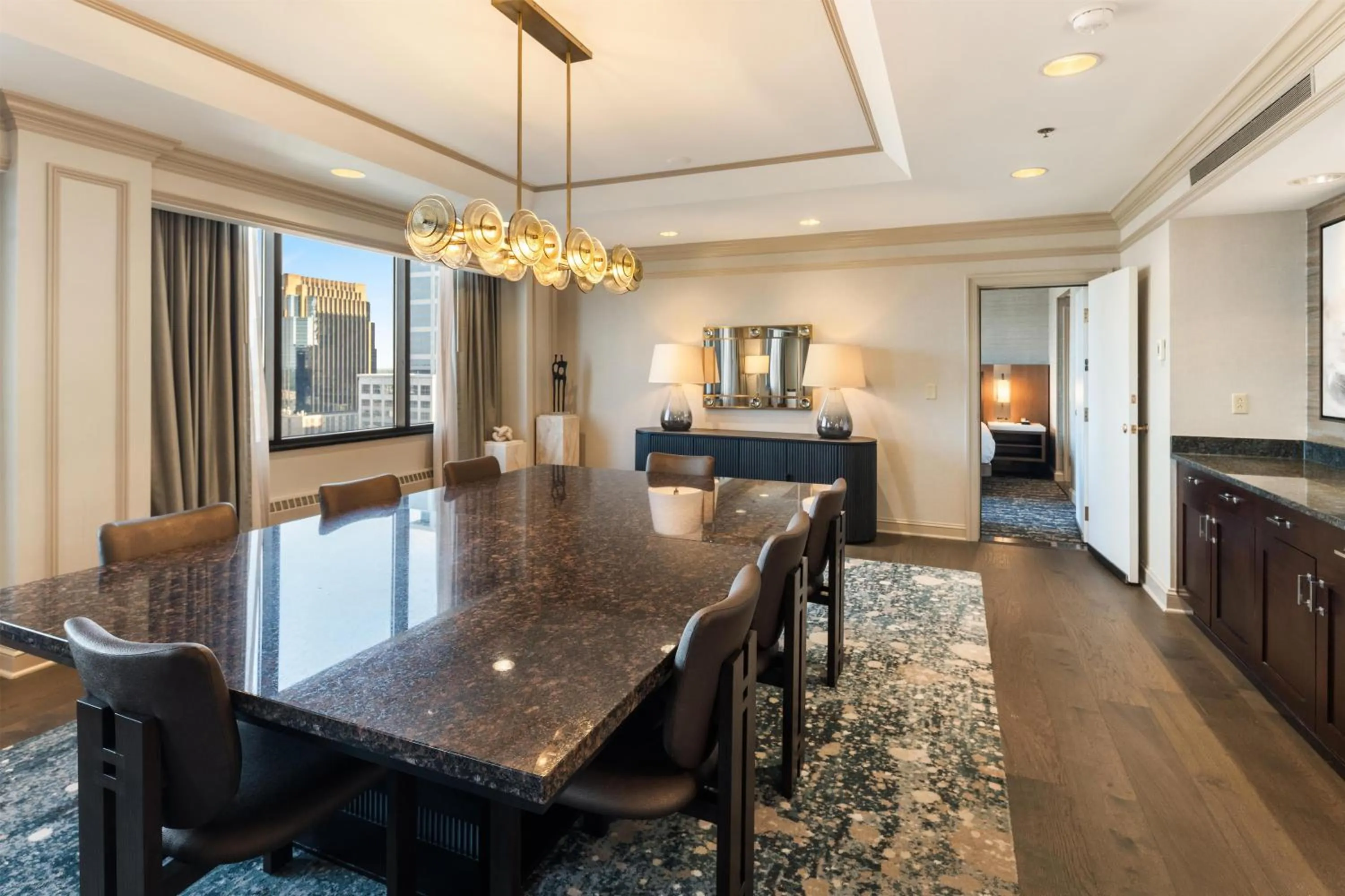 Living room in Hilton Minneapolis