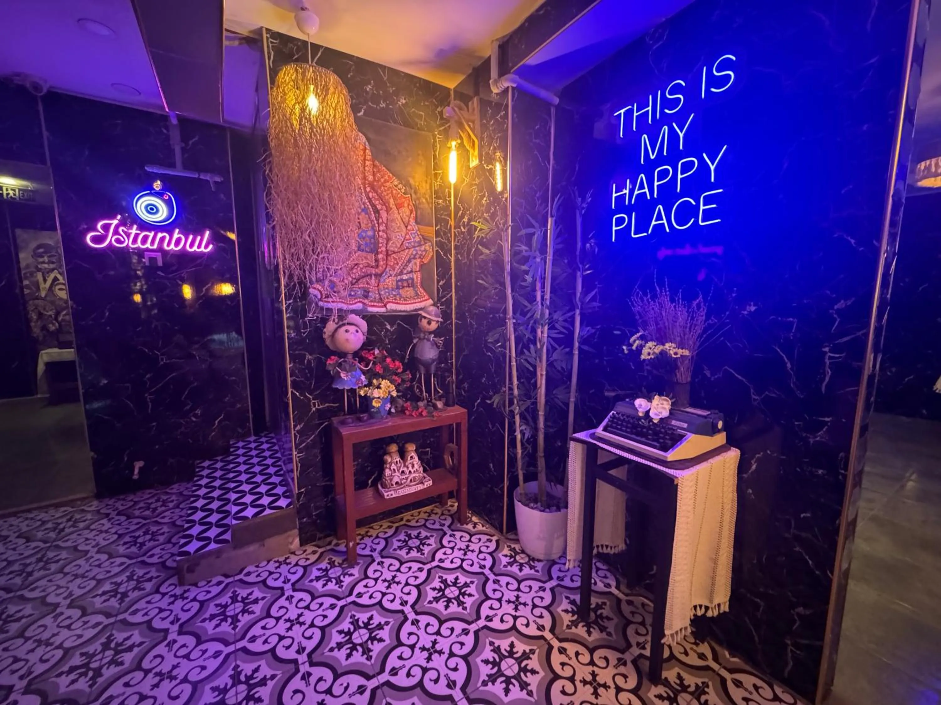 group of guests in The Little Prince Otel