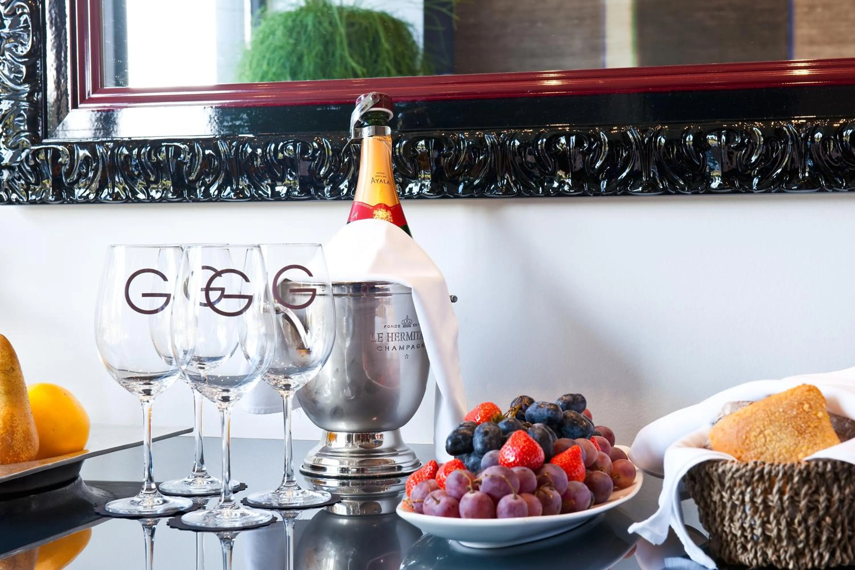 Food and drinks in G Design Hotel