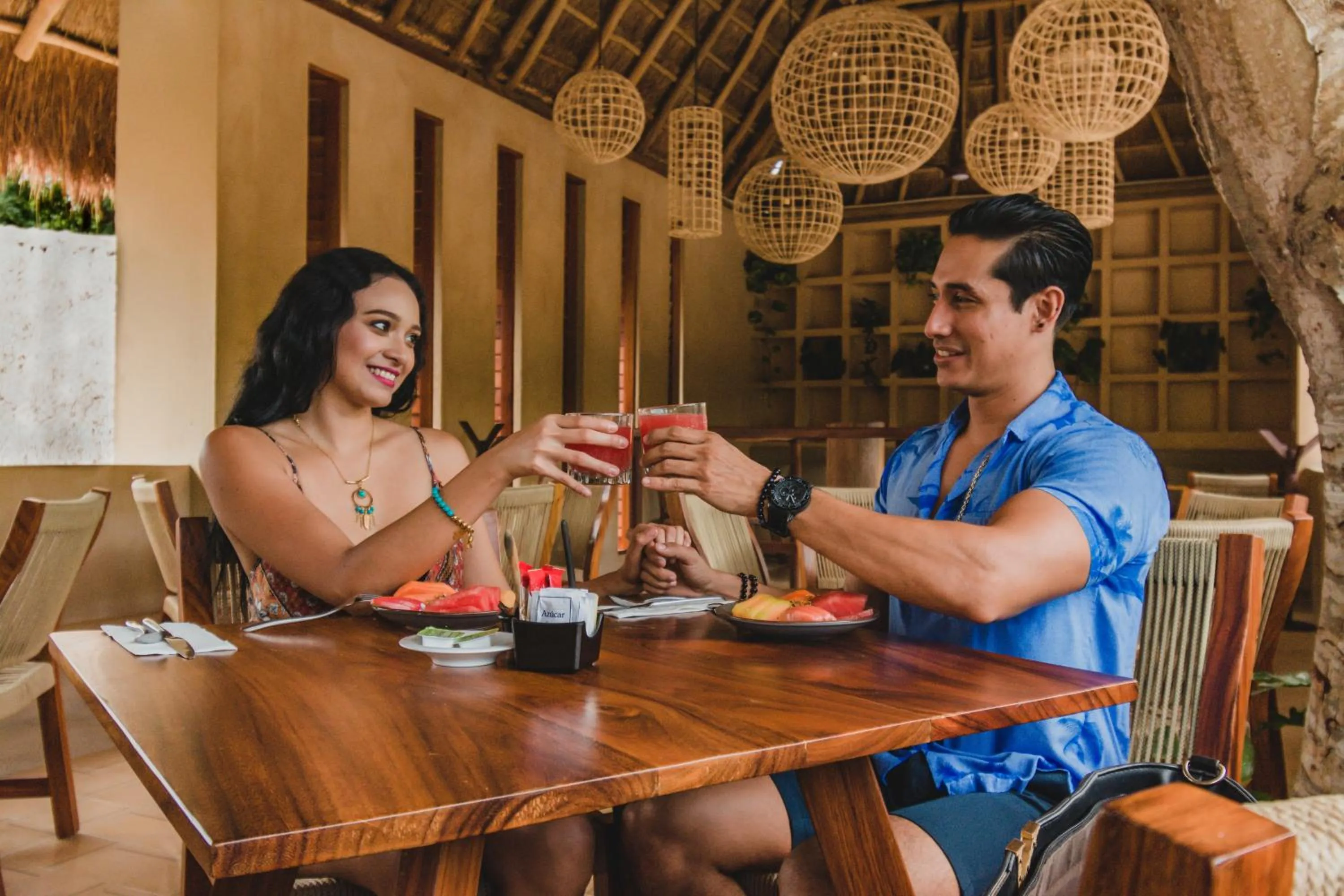 Restaurant/places to eat in Hotel Carolina Bacalar