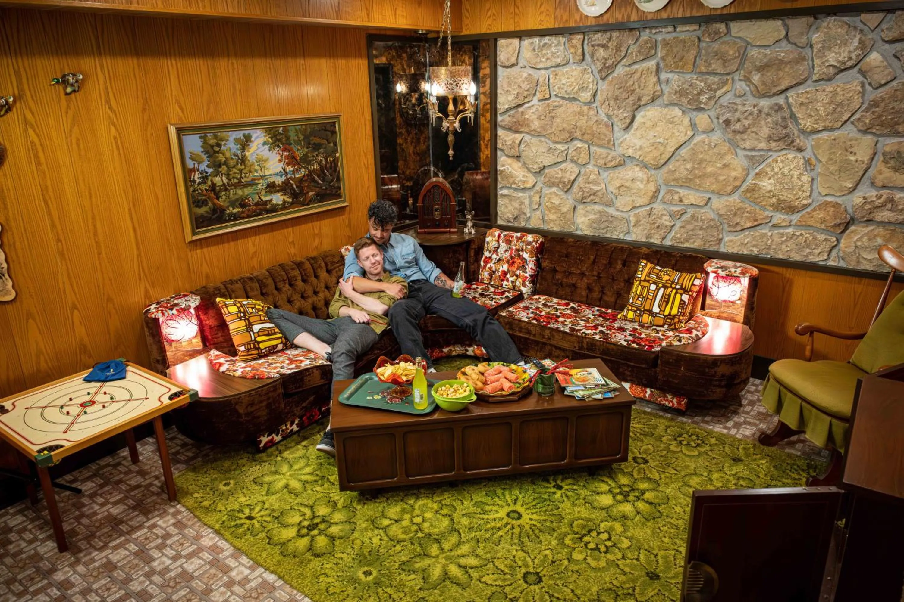 Communal lounge/ TV room in Hotel Zed Victoria