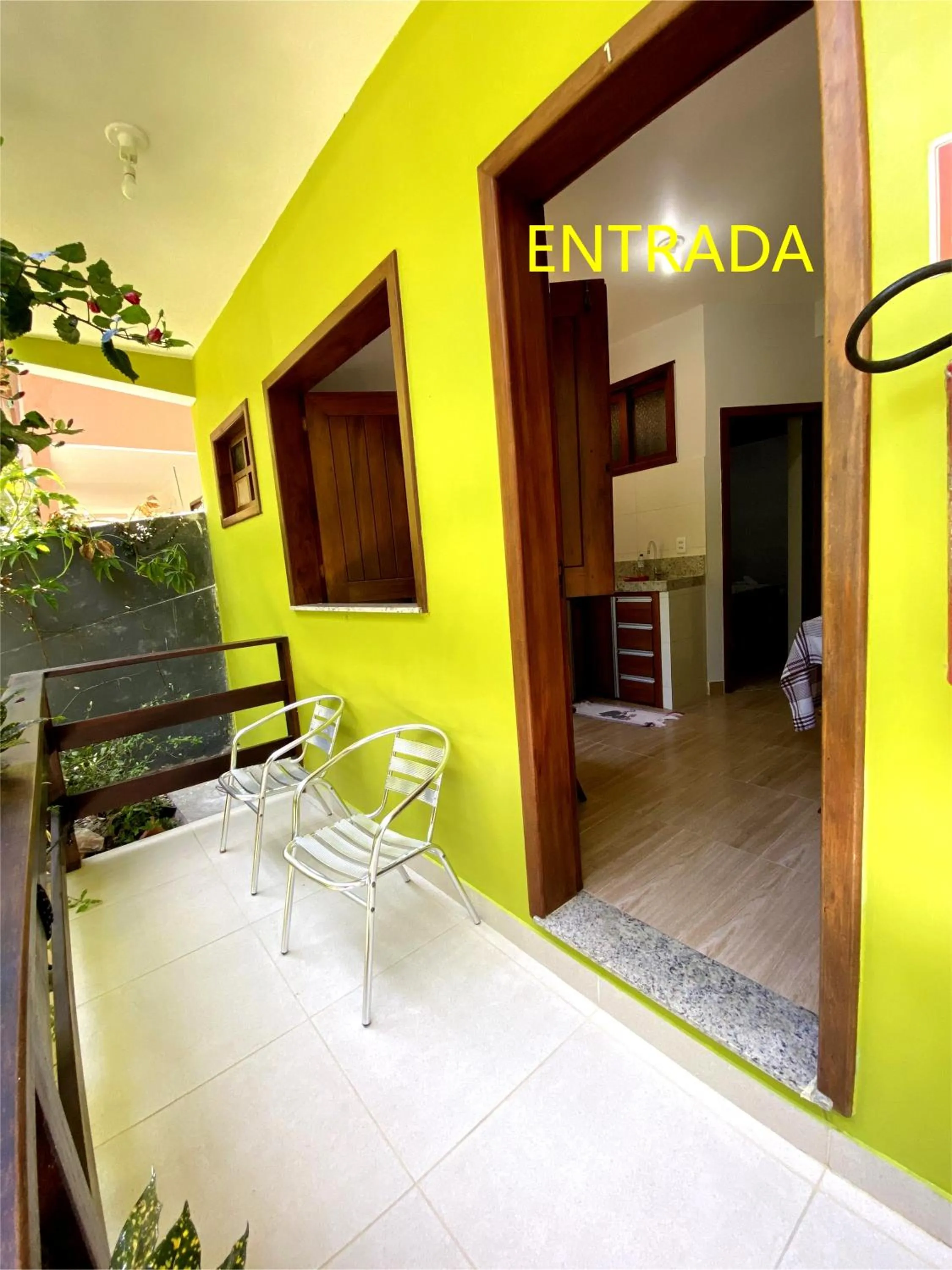 Quiet street view in Pousada Lagoa Flat