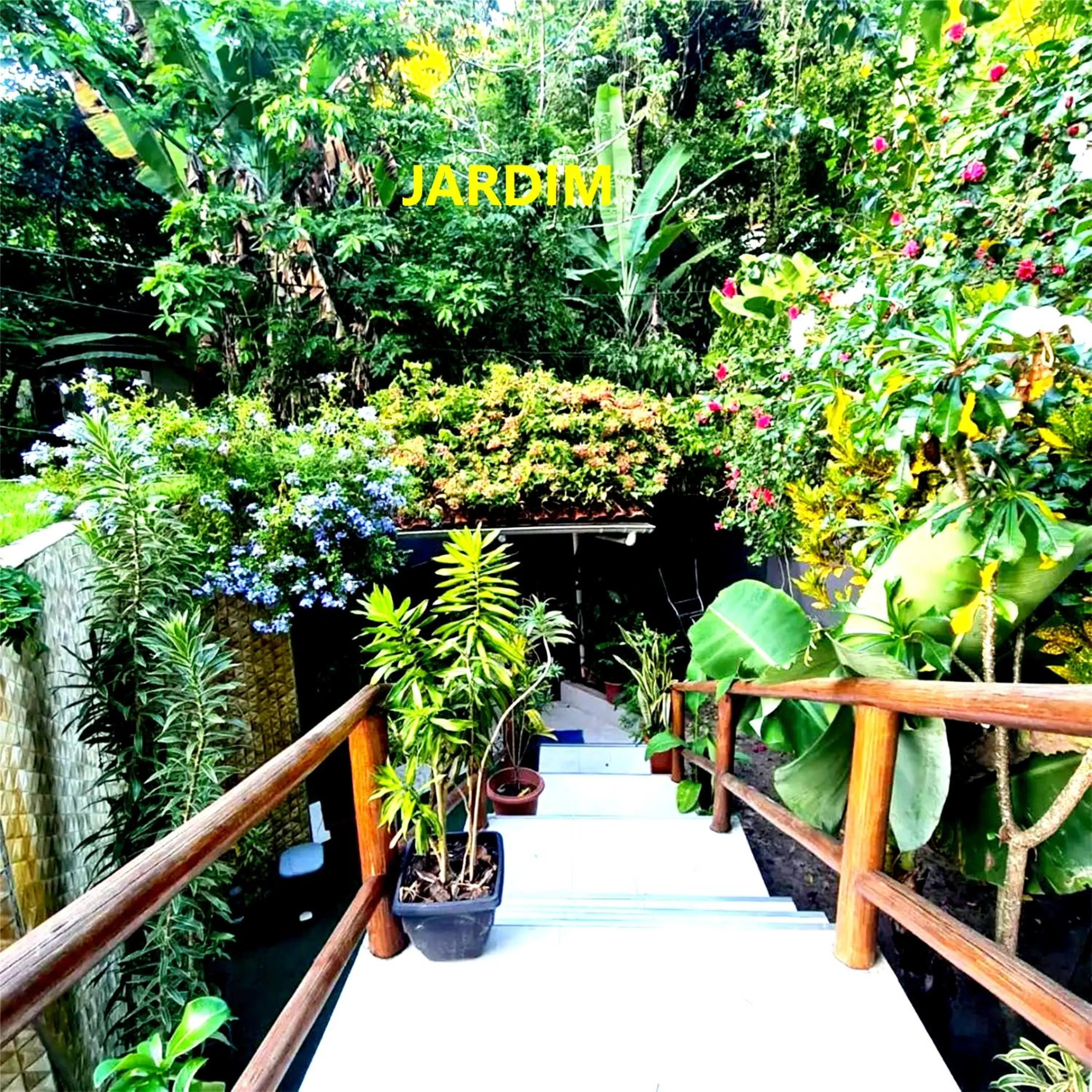 Garden in Pousada Lagoa Flat