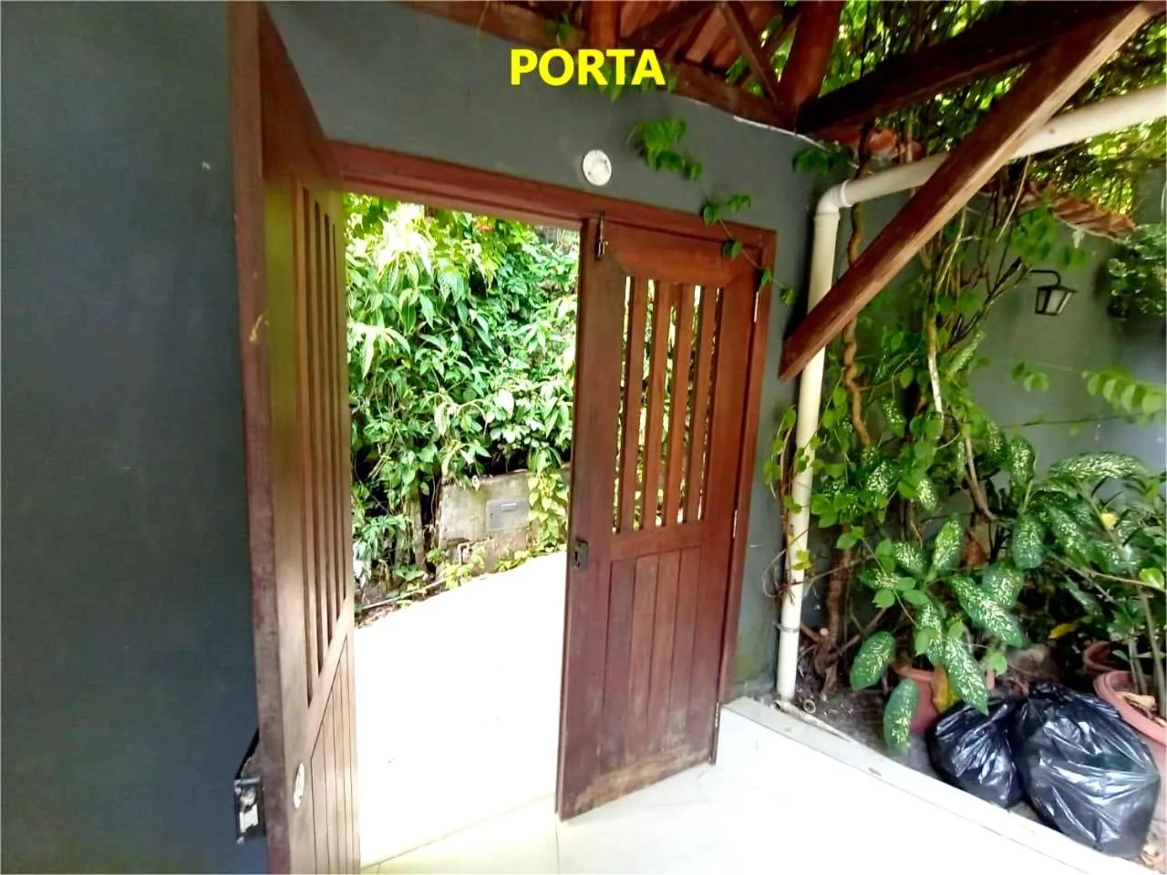 Quiet street view in Pousada Lagoa Flat