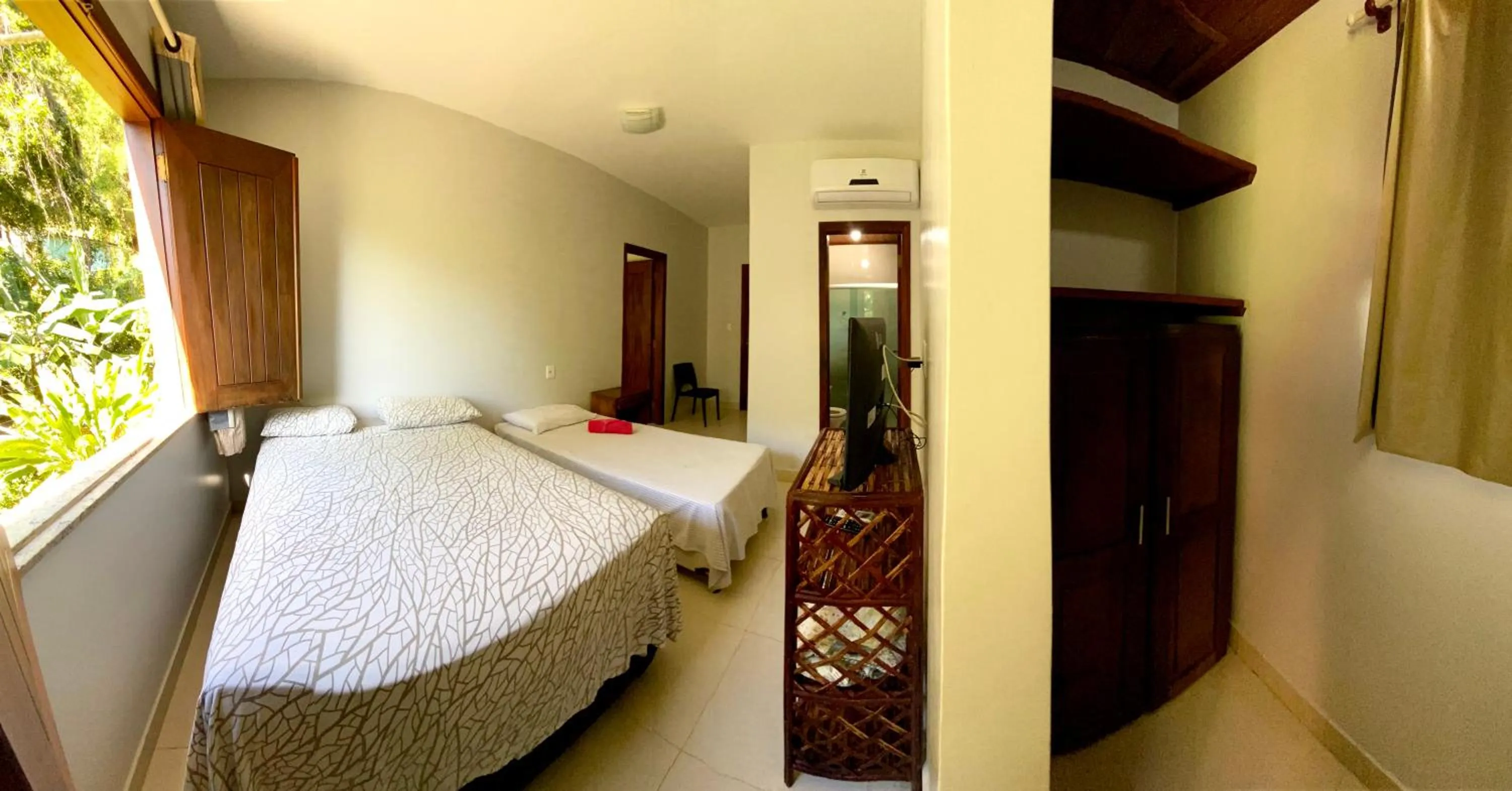 Bed in Pousada Lagoa Flat