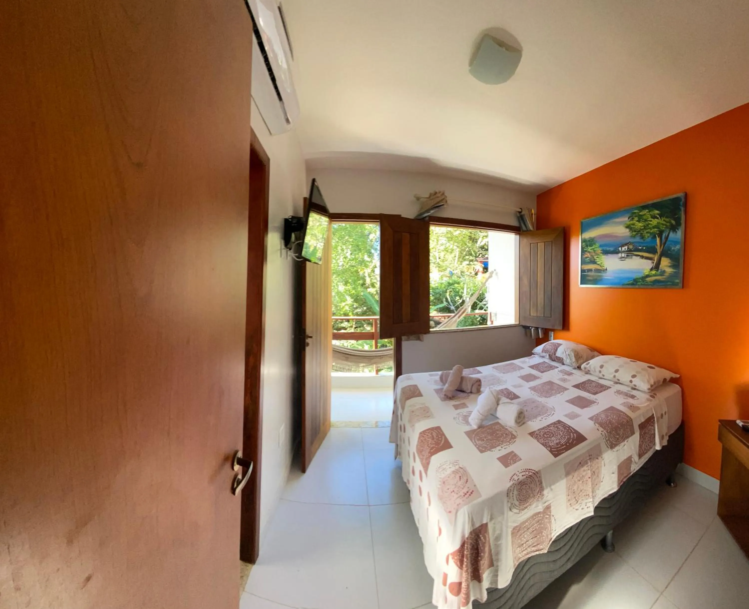 Bed in Pousada Lagoa Flat