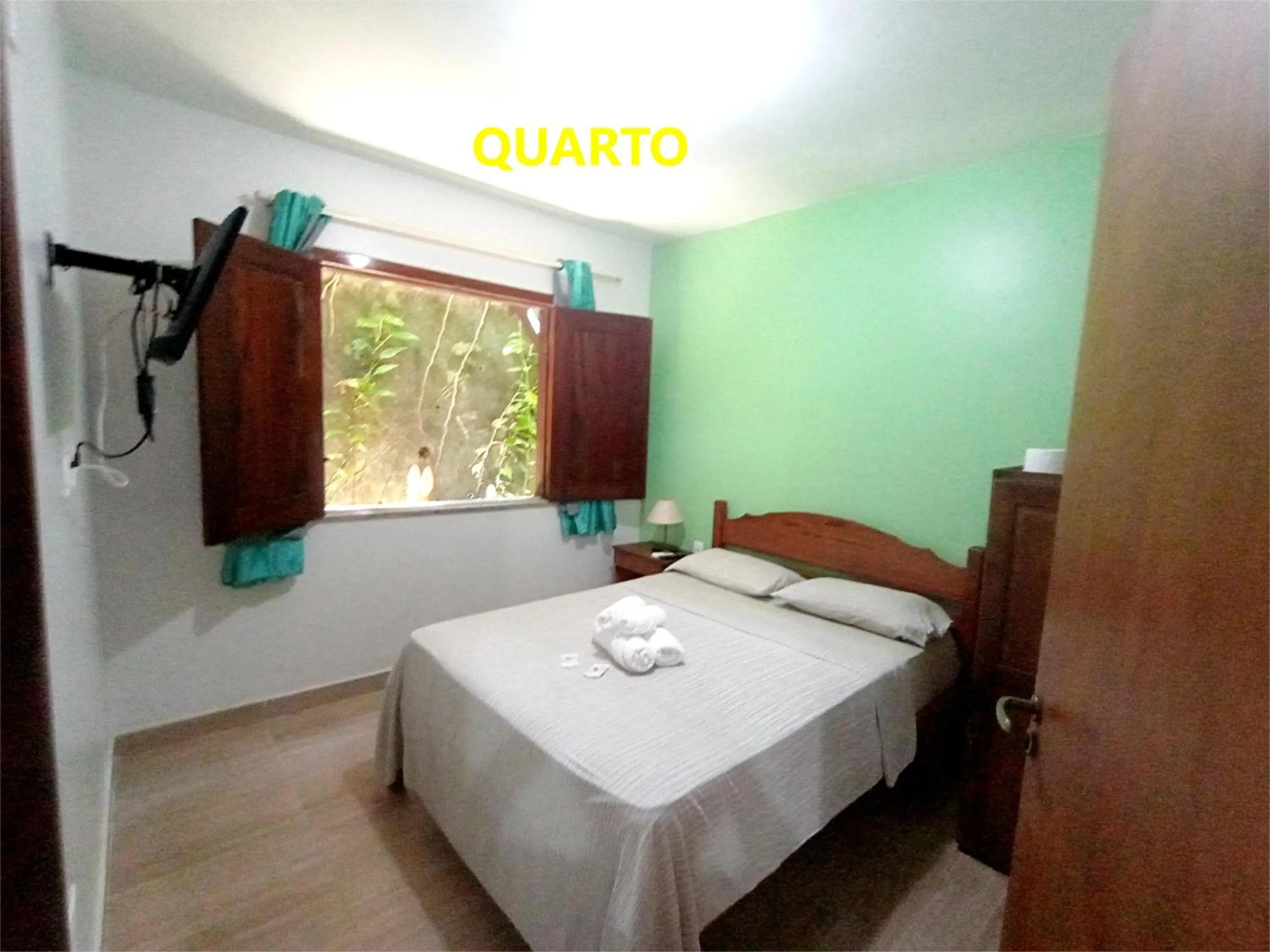 Bed in Pousada Lagoa Flat