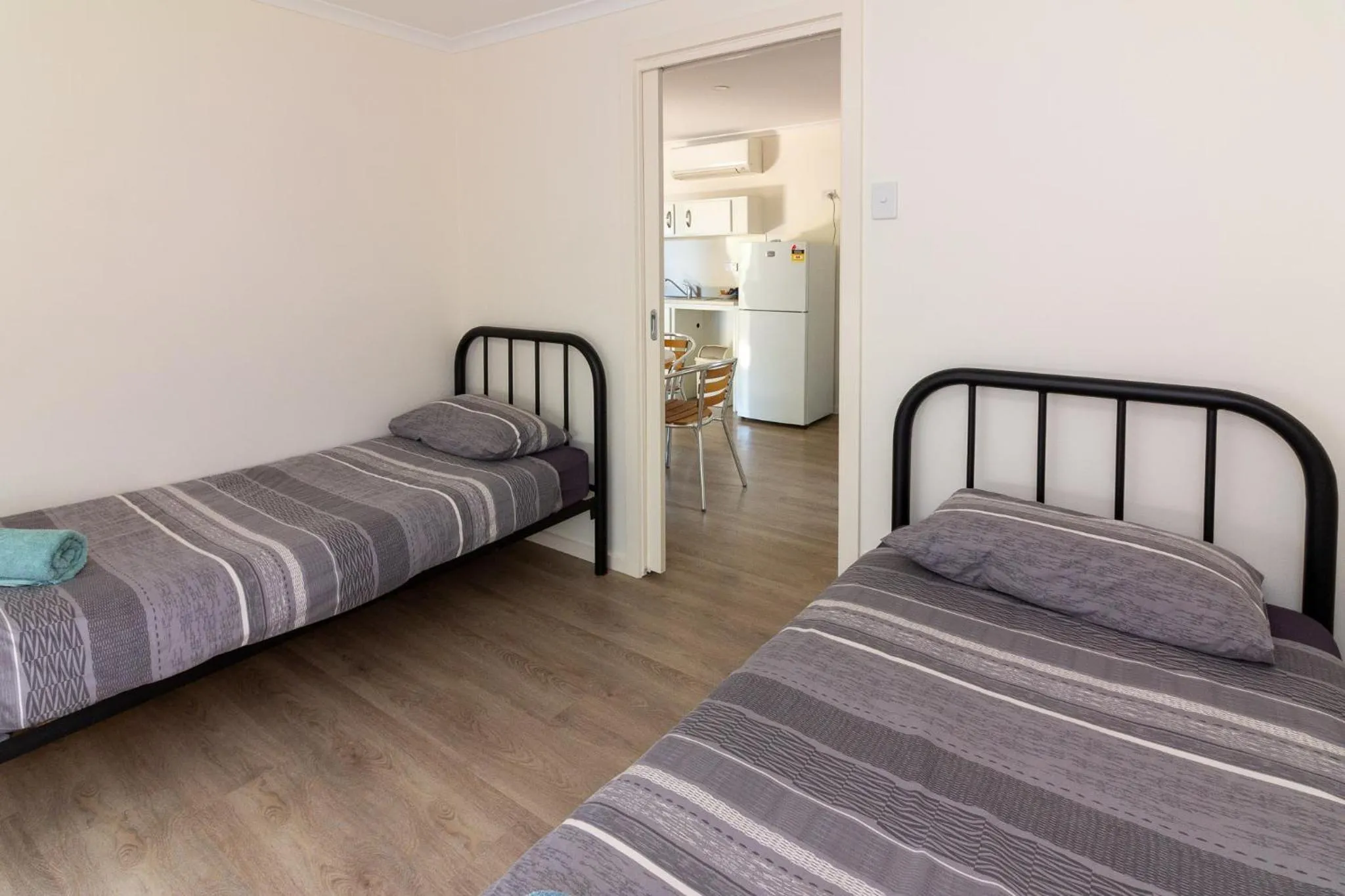 Bed in Paringa Caravan Park