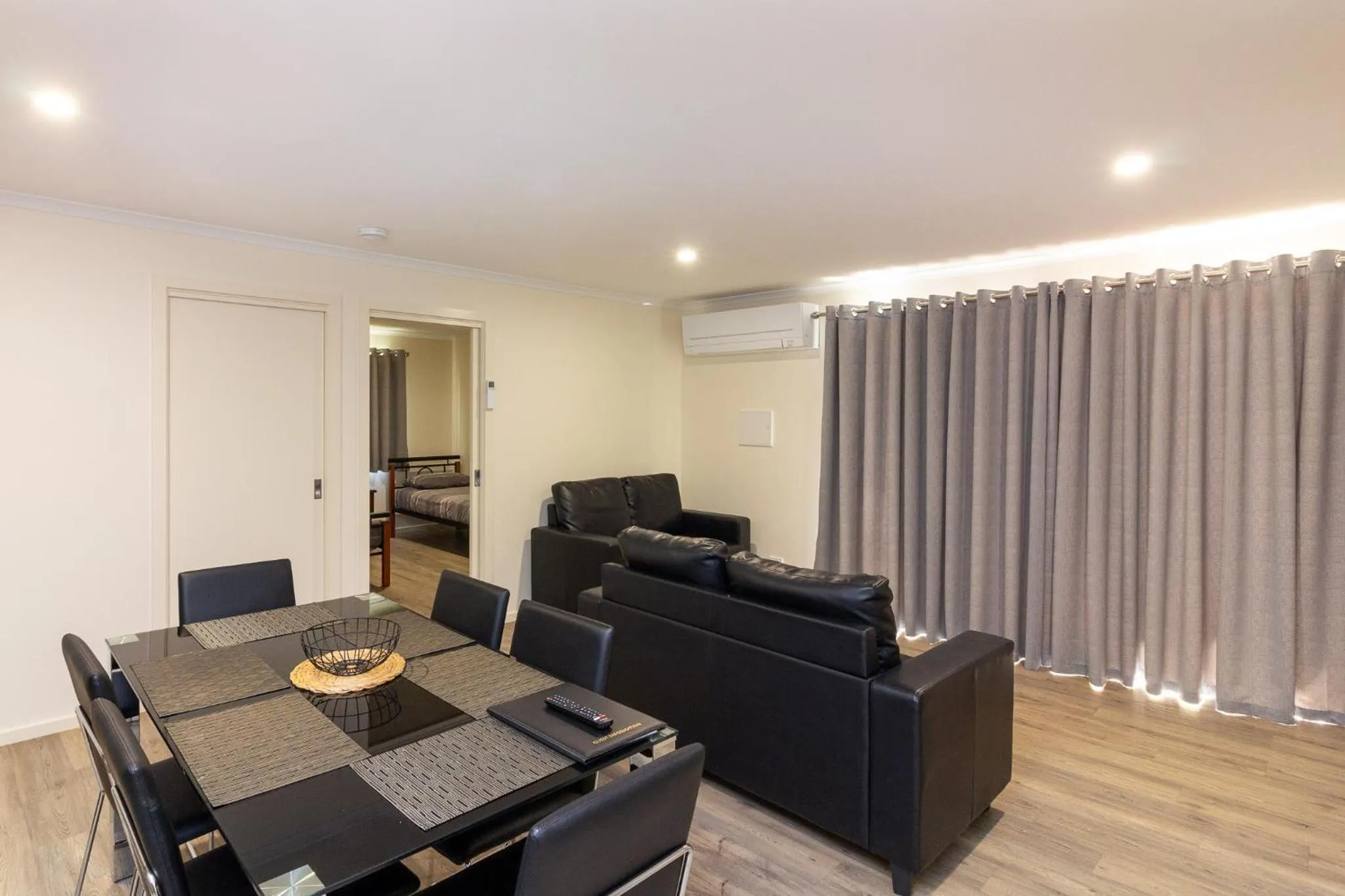 Living room in Paringa Caravan Park