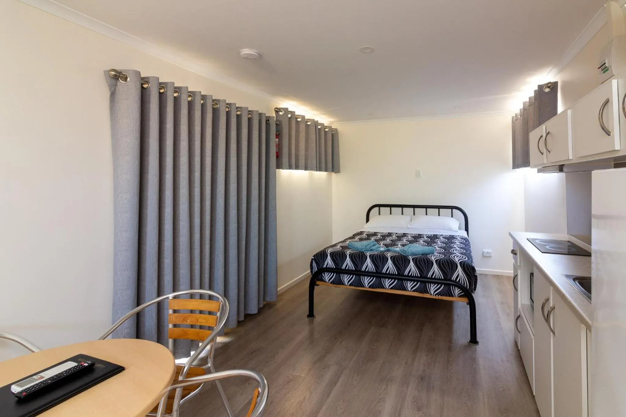 Bed in Paringa Caravan Park