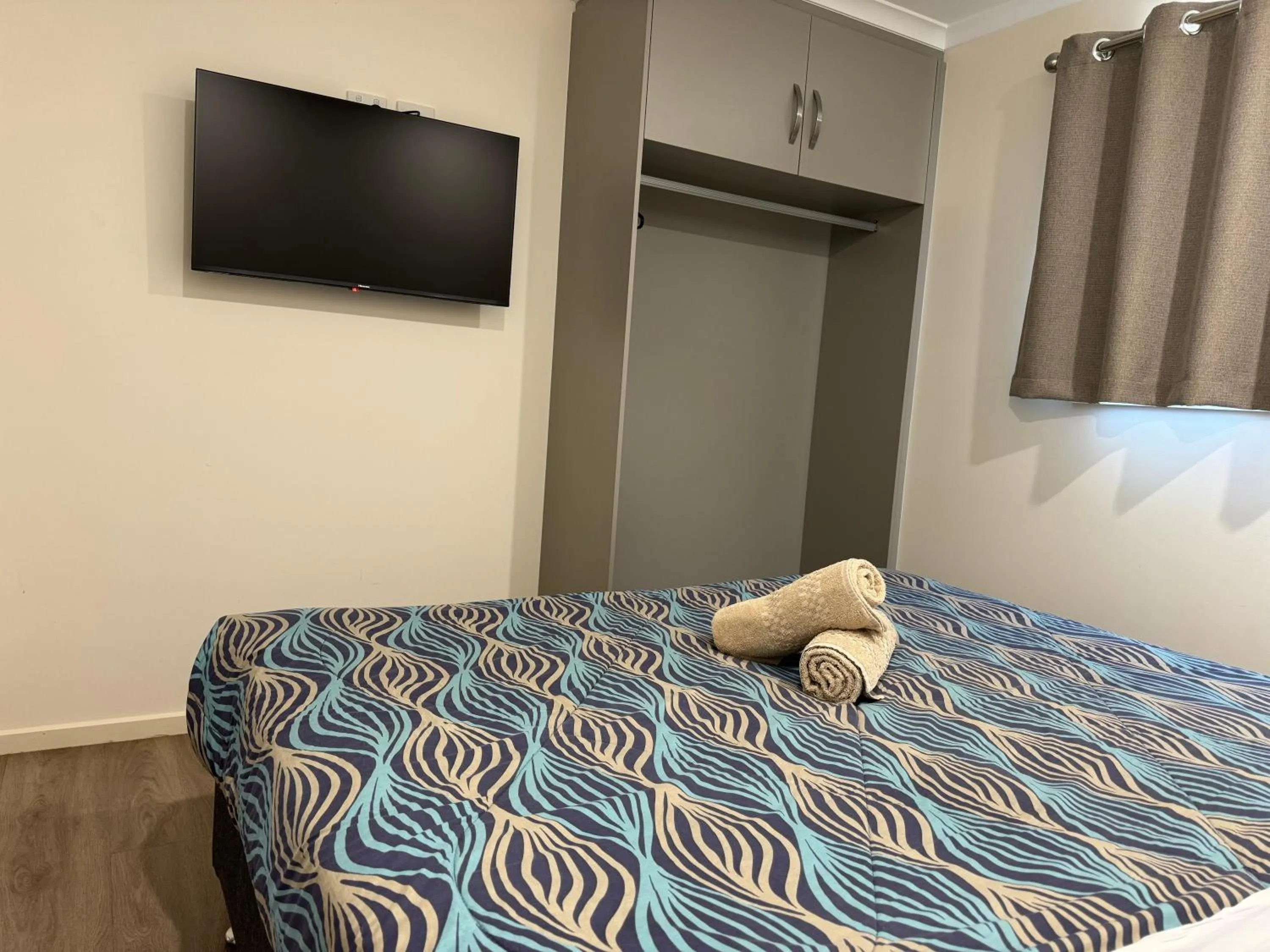 Bed in Paringa Caravan Park
