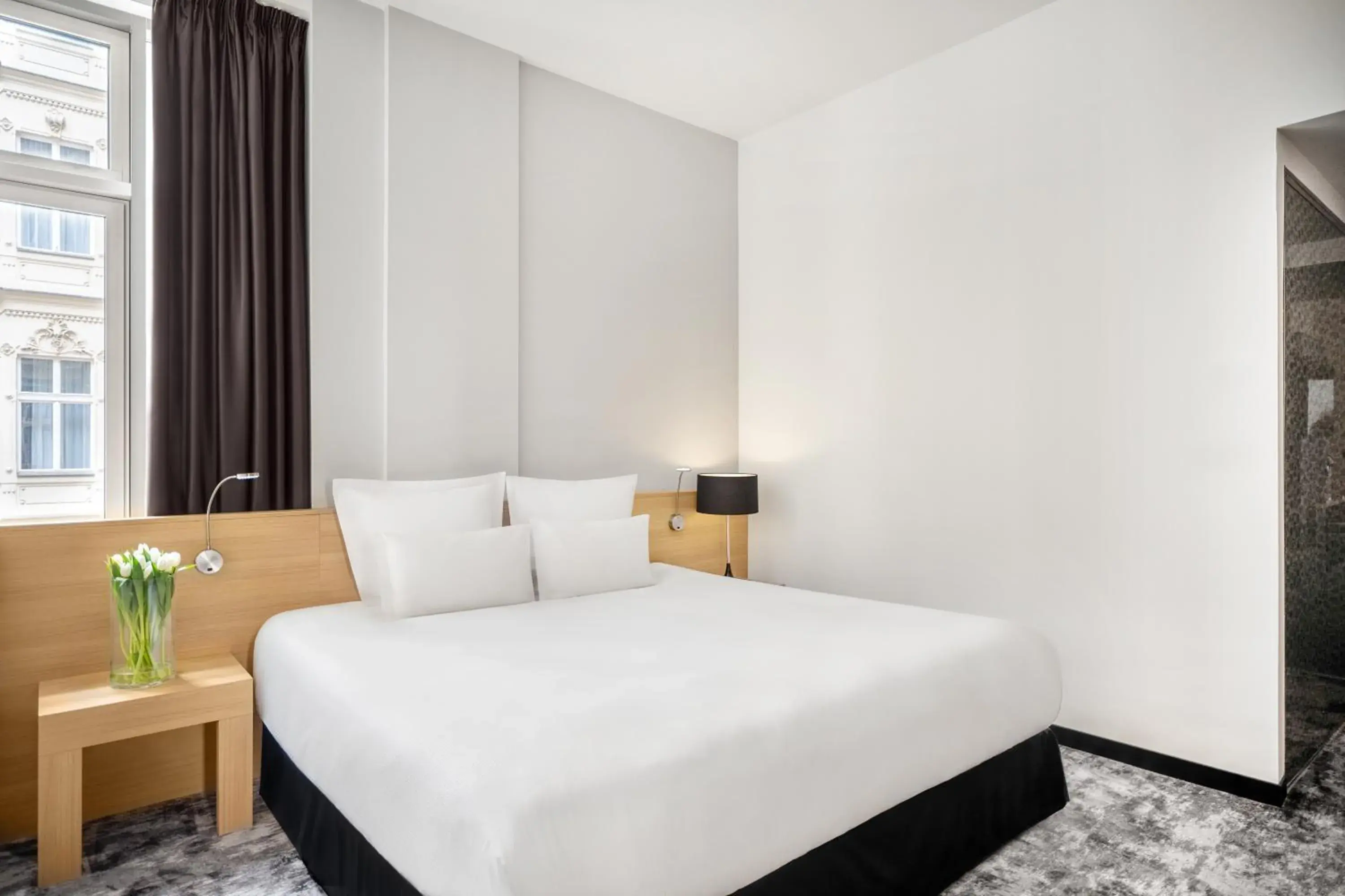 Bedroom, Bed in Nemzeti Hotel Budapest - MGallery Collection Bedroom, Bed in Nemzeti Hotel Budapest - MGallery Collection