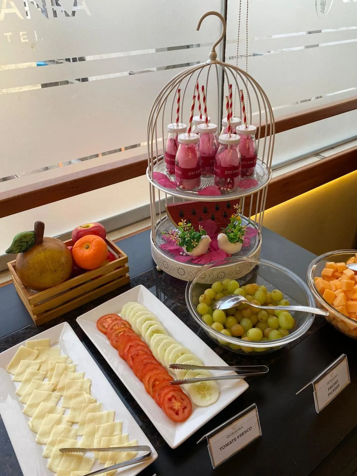 Buffet breakfast in Qorianka Hotel