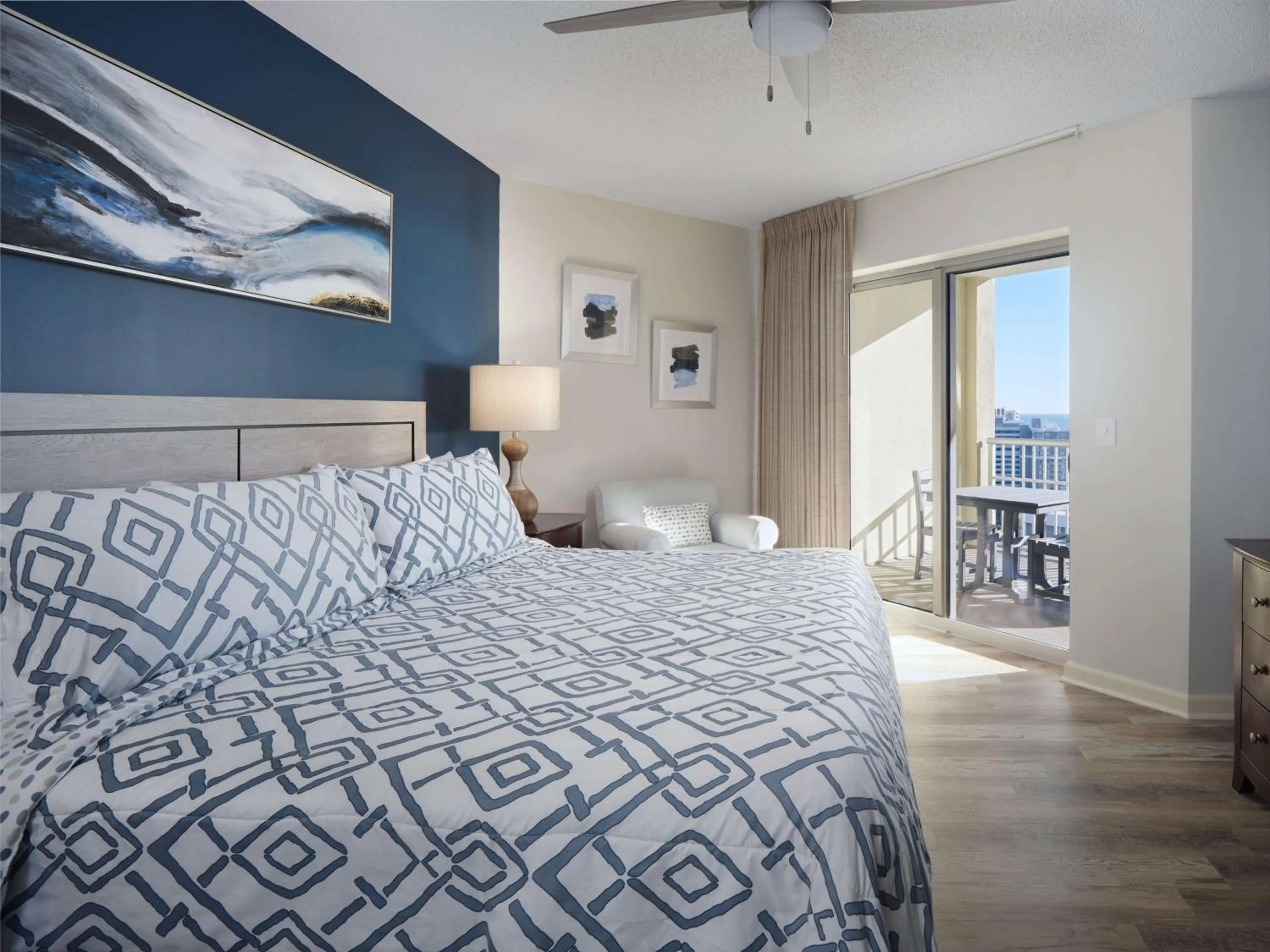 Bed in Royale Palms Condominiums