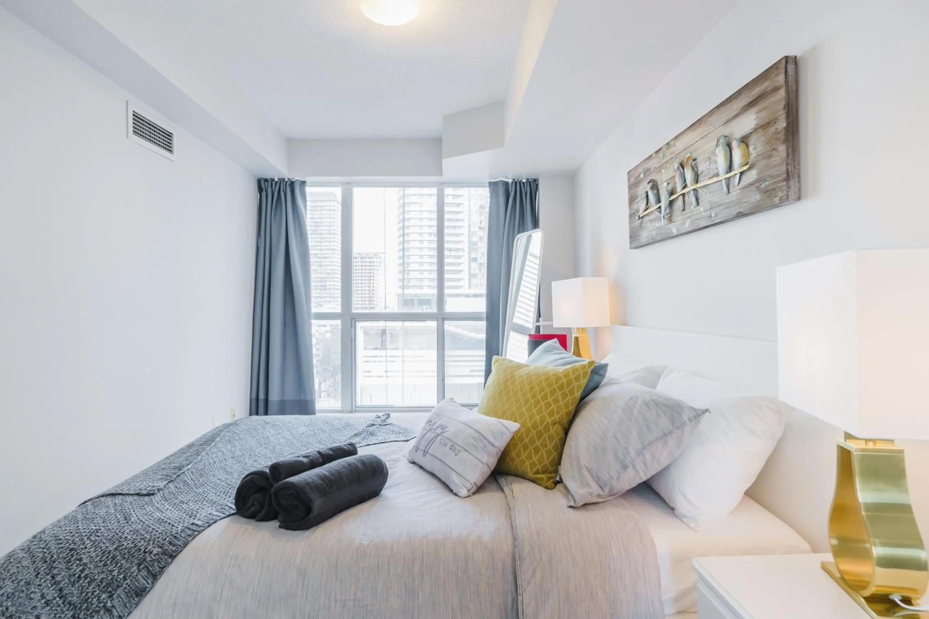 Bedroom, Bed in AOC Suites - Heart of Downtown Condo