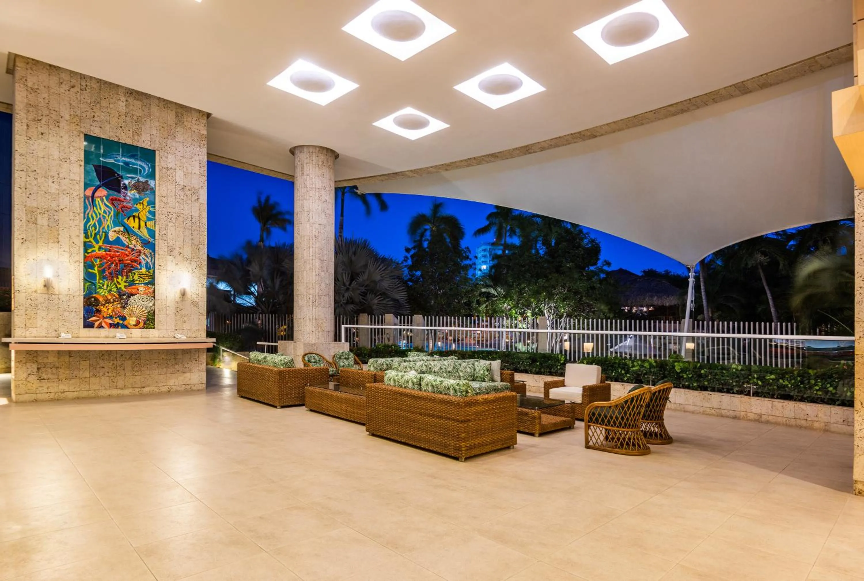 Living room in Hotel Irotama del Mar