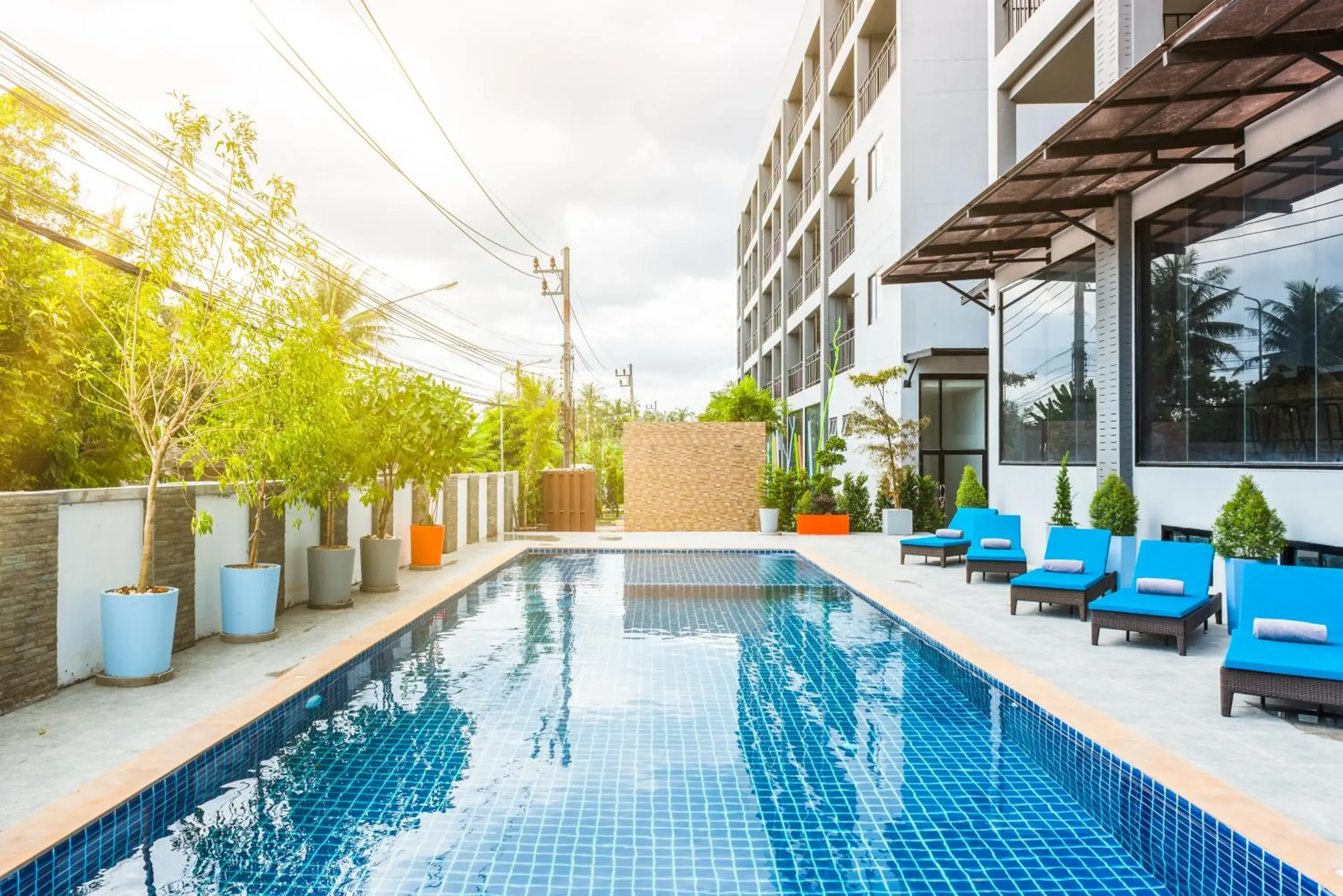 Swimming pool in Maikhao Hotel, Phuket Swimming pool in Maikhao Hotel, Phuket