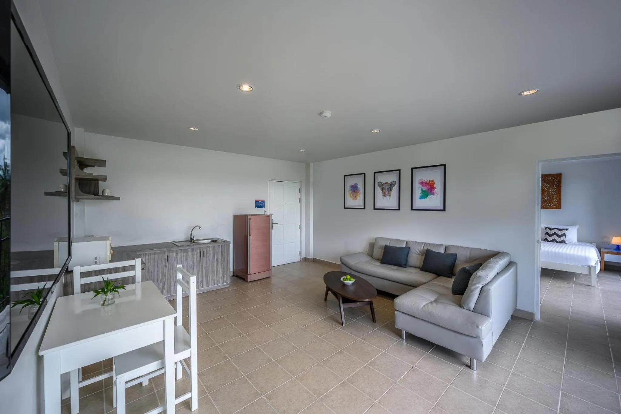 Living room in Maikhao Hotel, Phuket