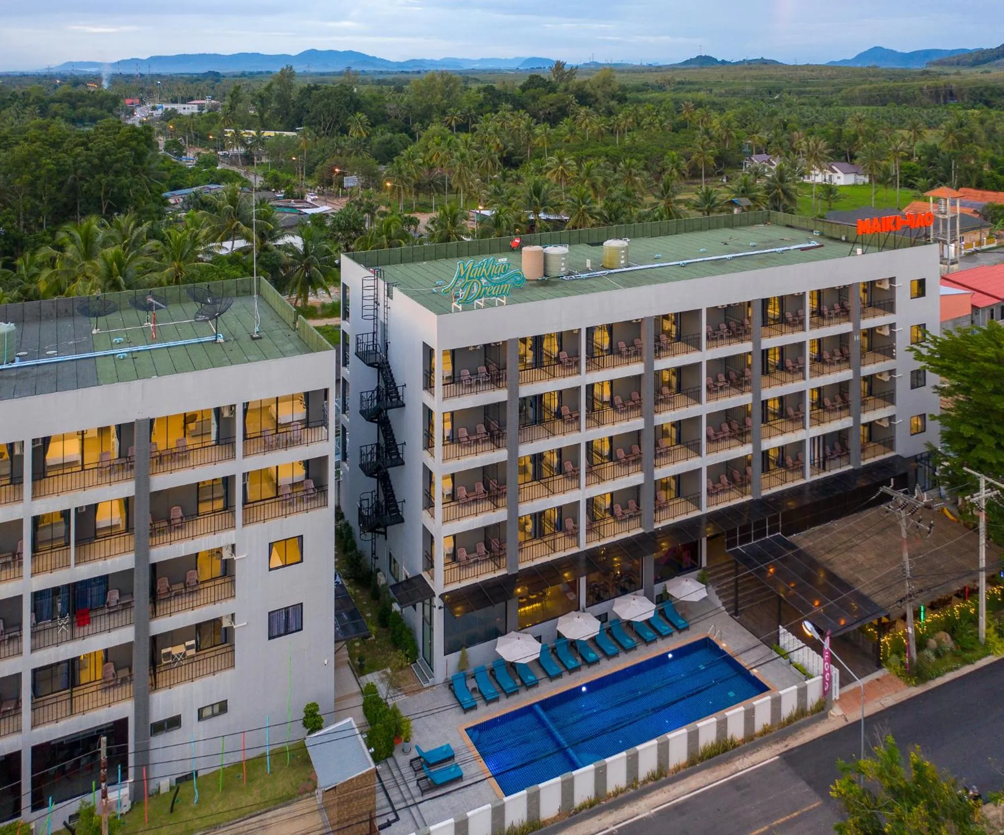 Property building in Maikhao Hotel, Phuket