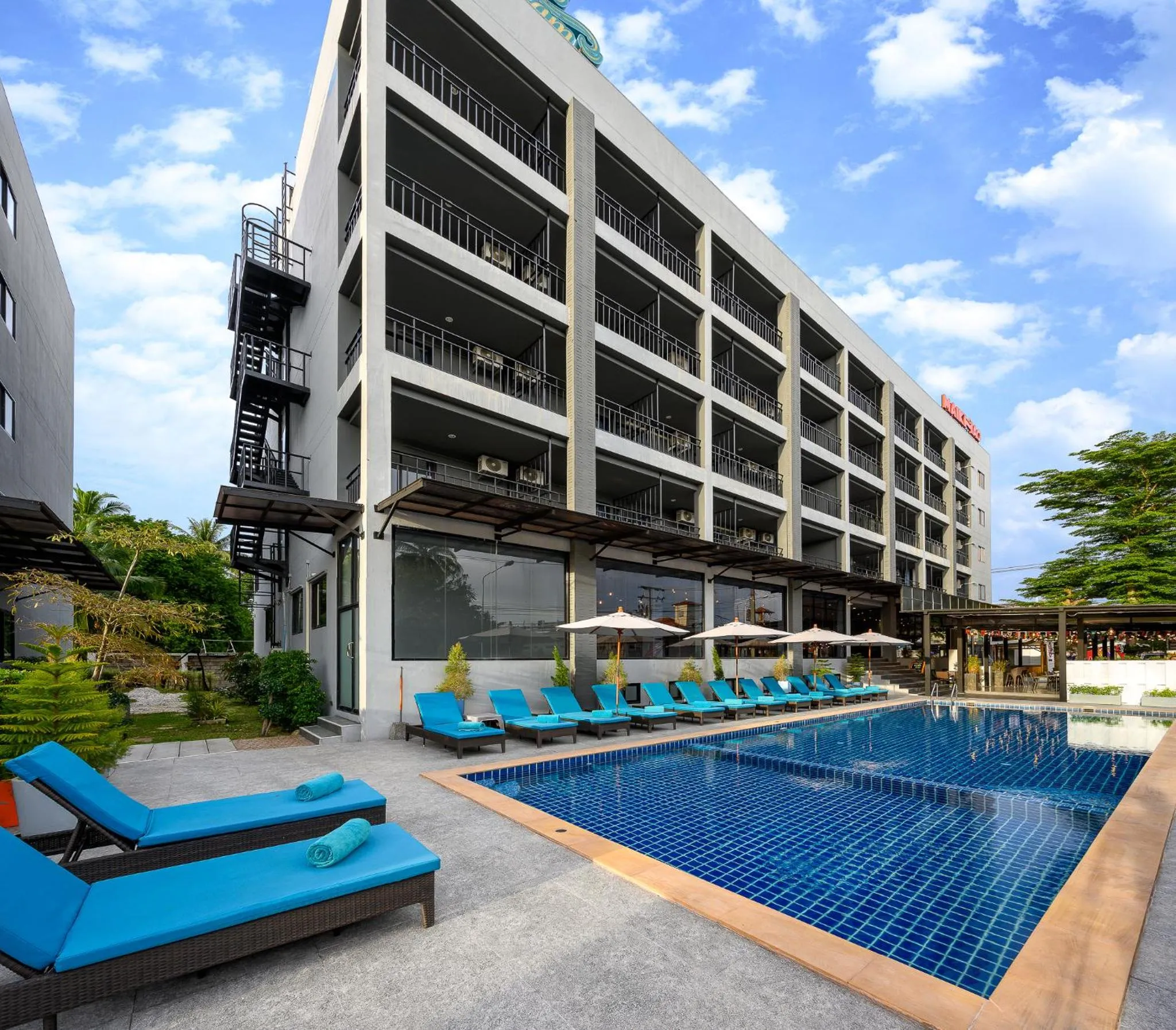 Property building in Maikhao Hotel, Phuket