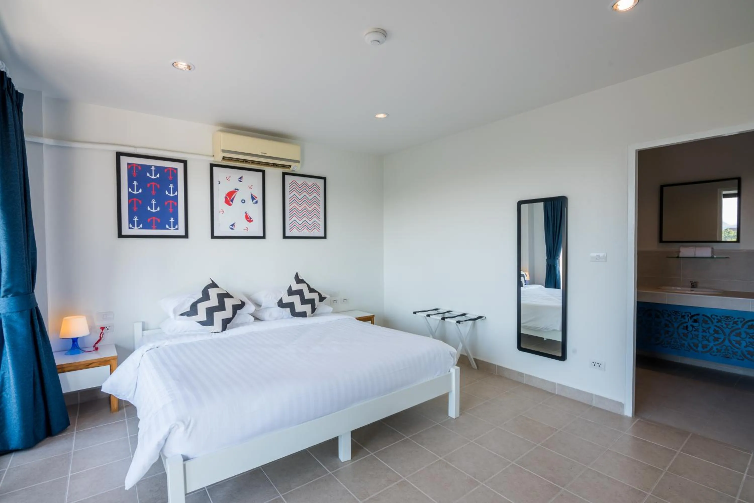 Bed in Maikhao Hotel, Phuket