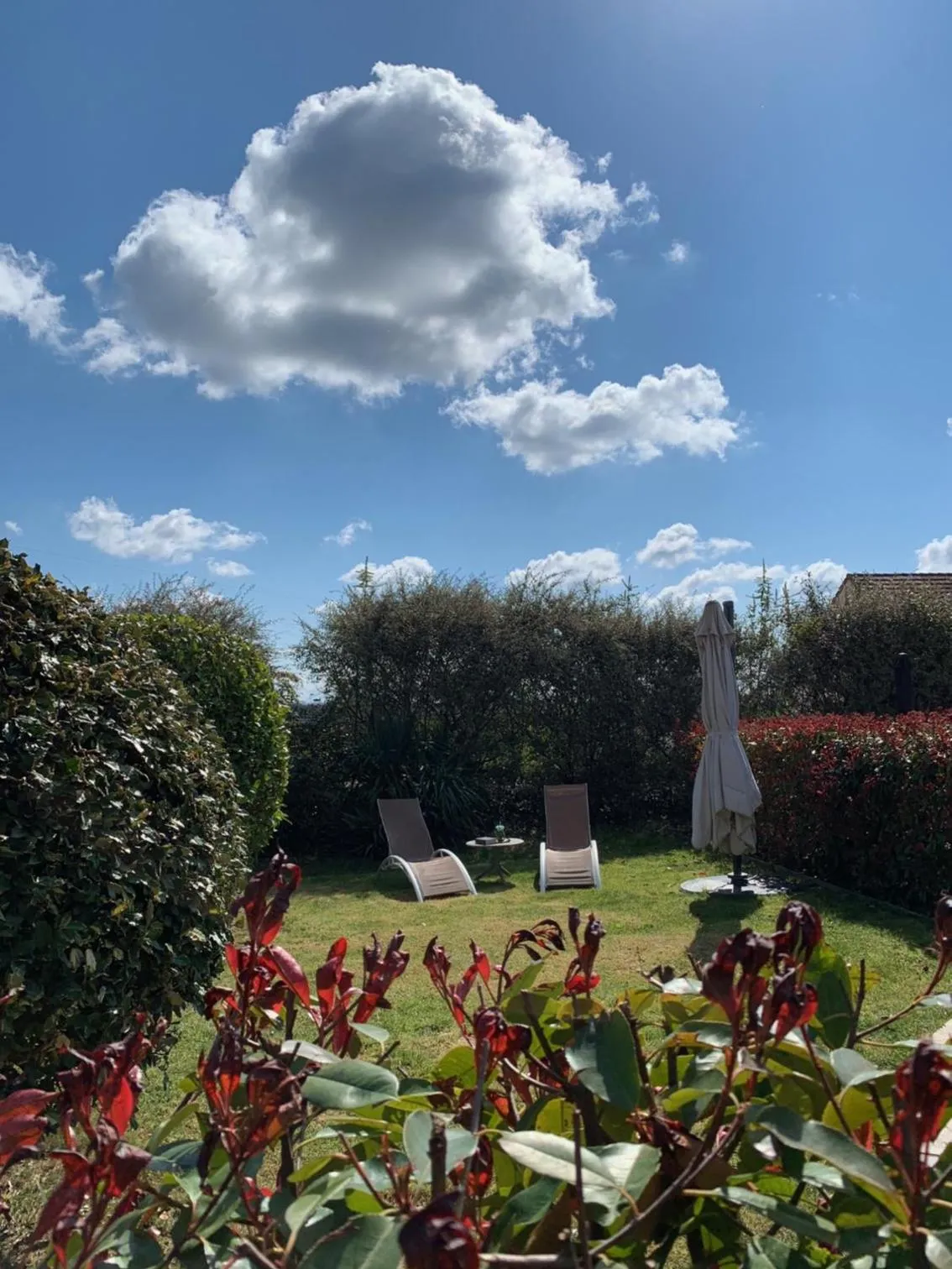 Garden view in Hôtel Le Clos Badan