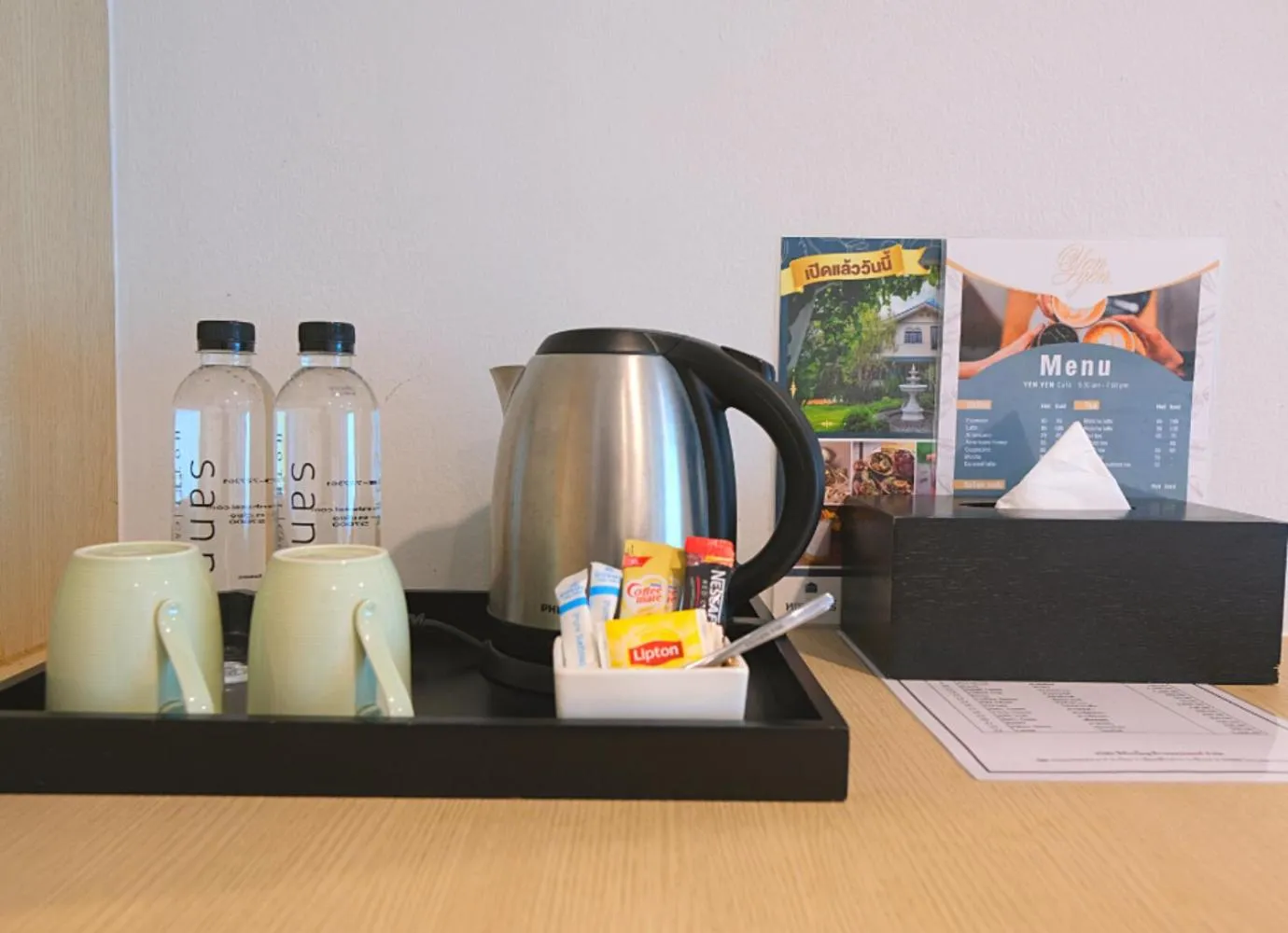 Coffee/tea facilities in Sann Hotel