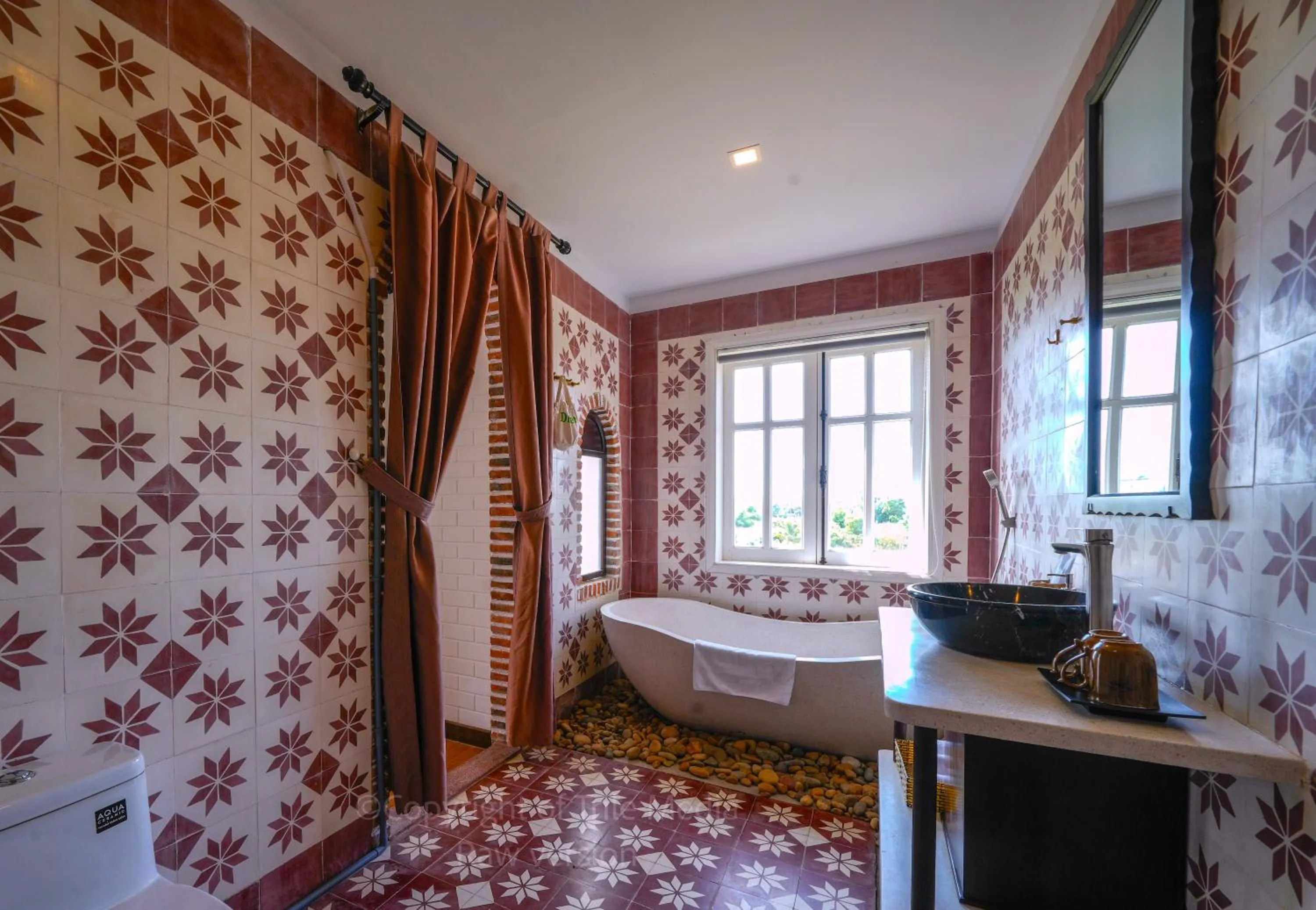 Bathroom in Ancient Garden Boutique Hoi An