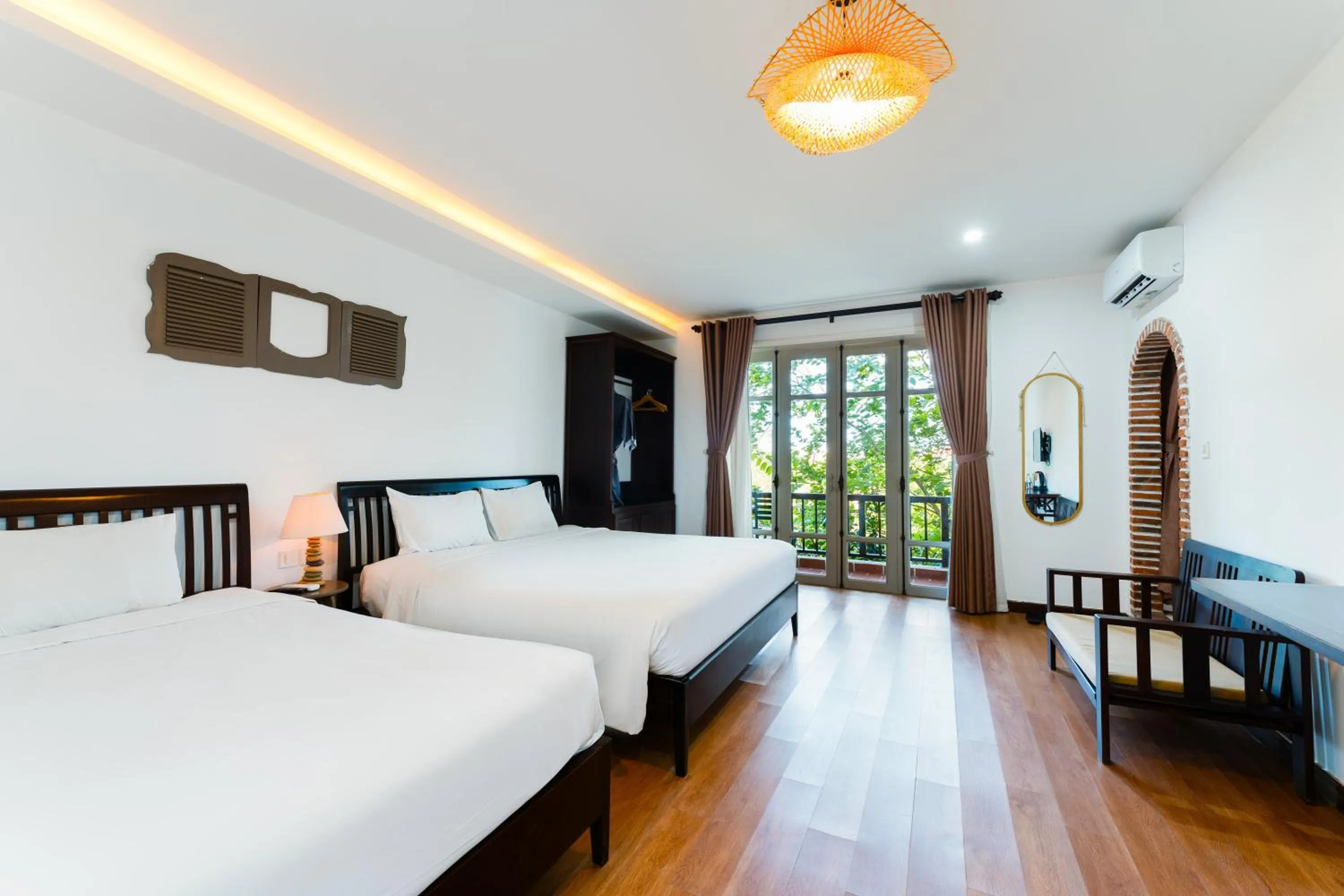 Bed in Ancient Garden Boutique Hoi An