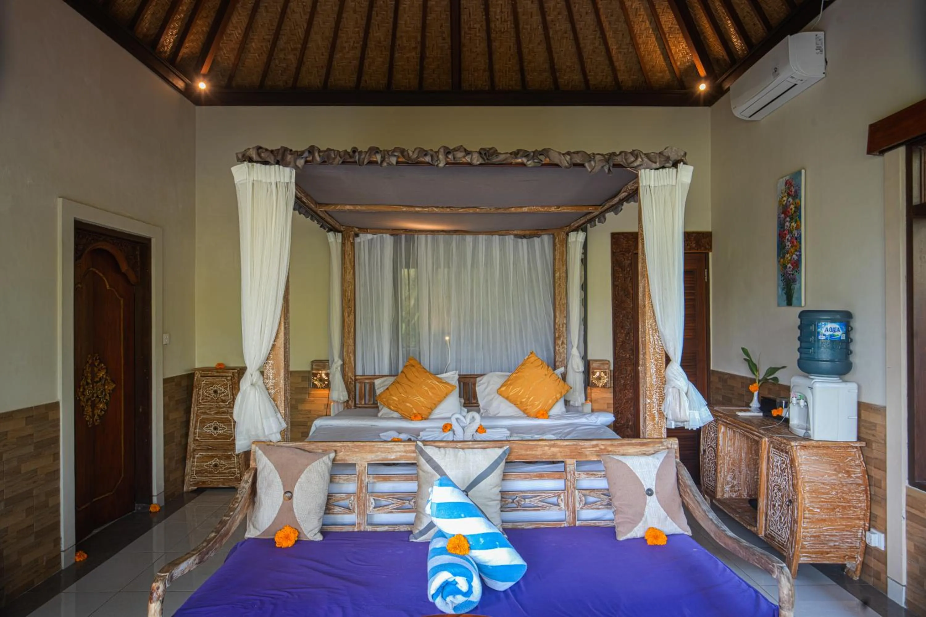 Bed in Taluh Bebek Ubud Private Villas