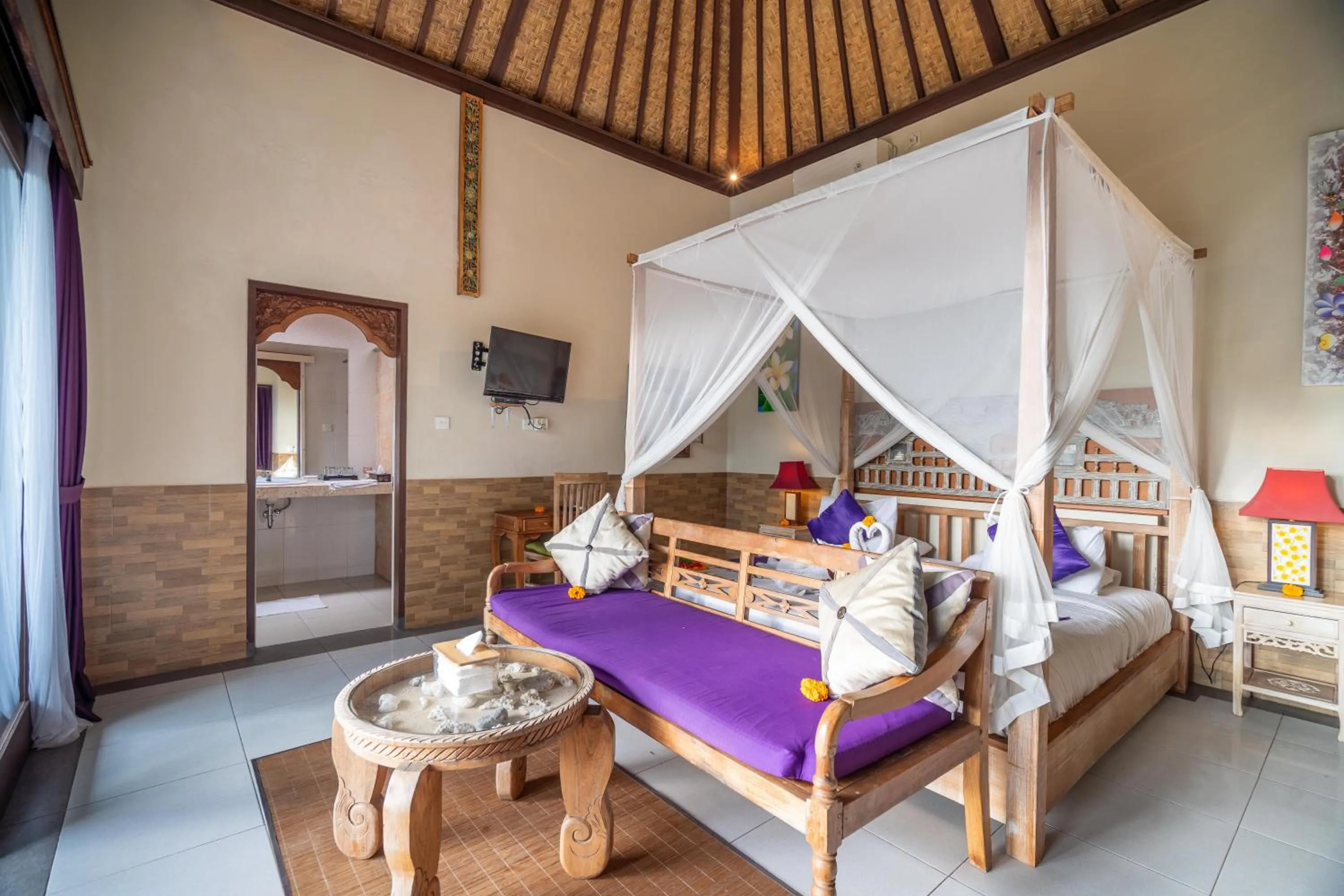 Bedroom, Bed in Taluh Bebek Ubud Private Villas