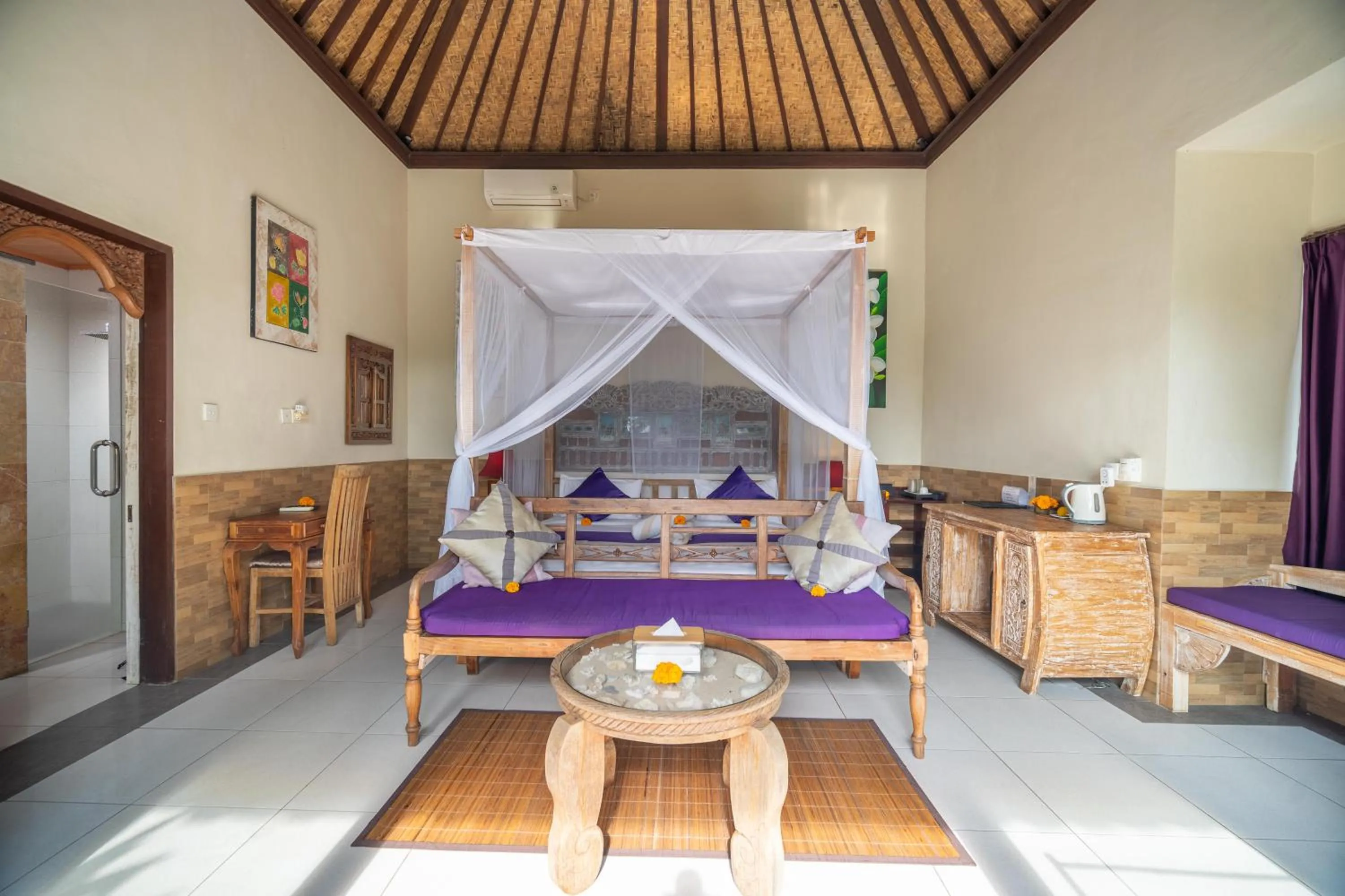 Bed in Taluh Bebek Ubud Private Villas
