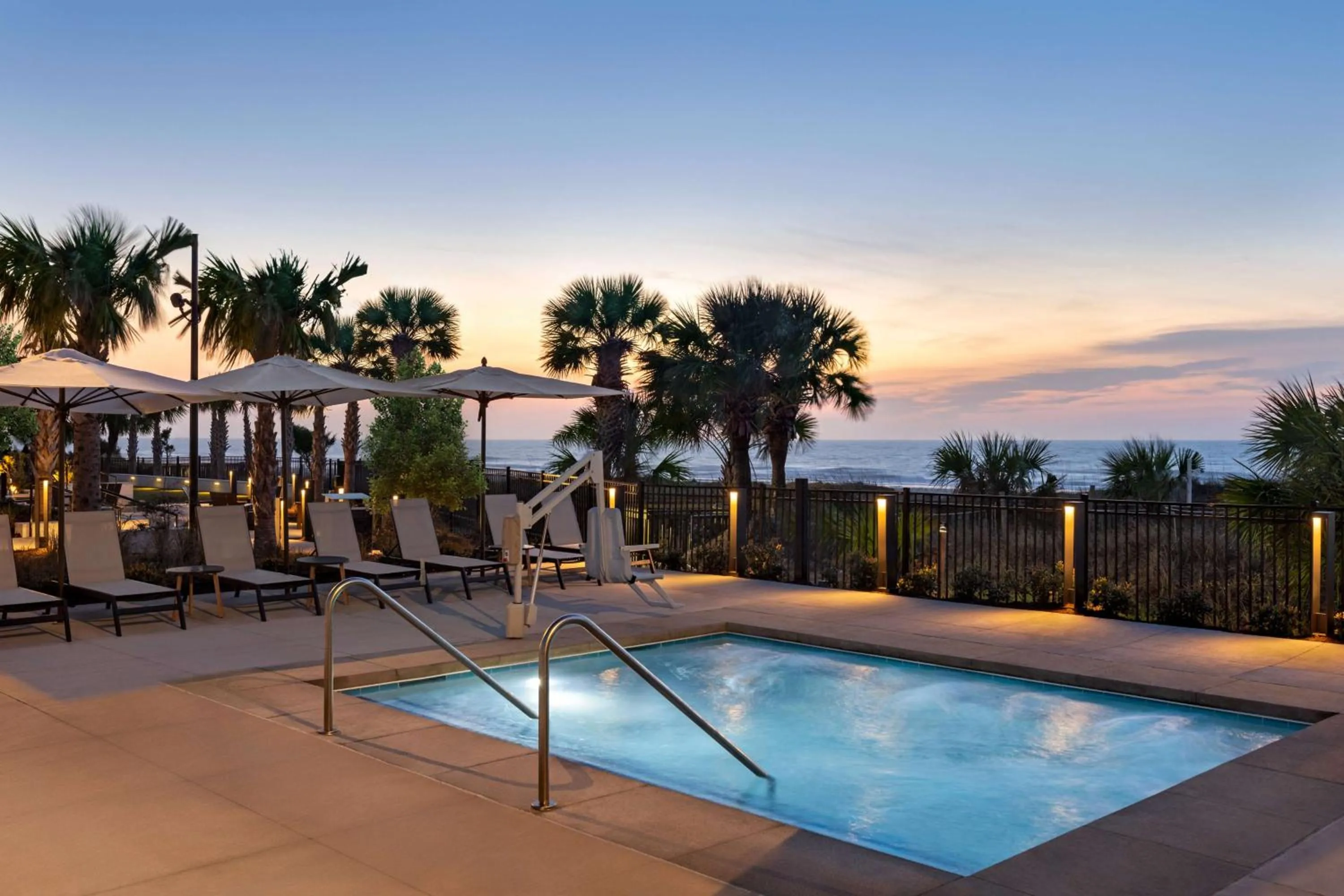Pool view in Embassy Suites by Hilton Myrtle Beach Oceanfront Resort