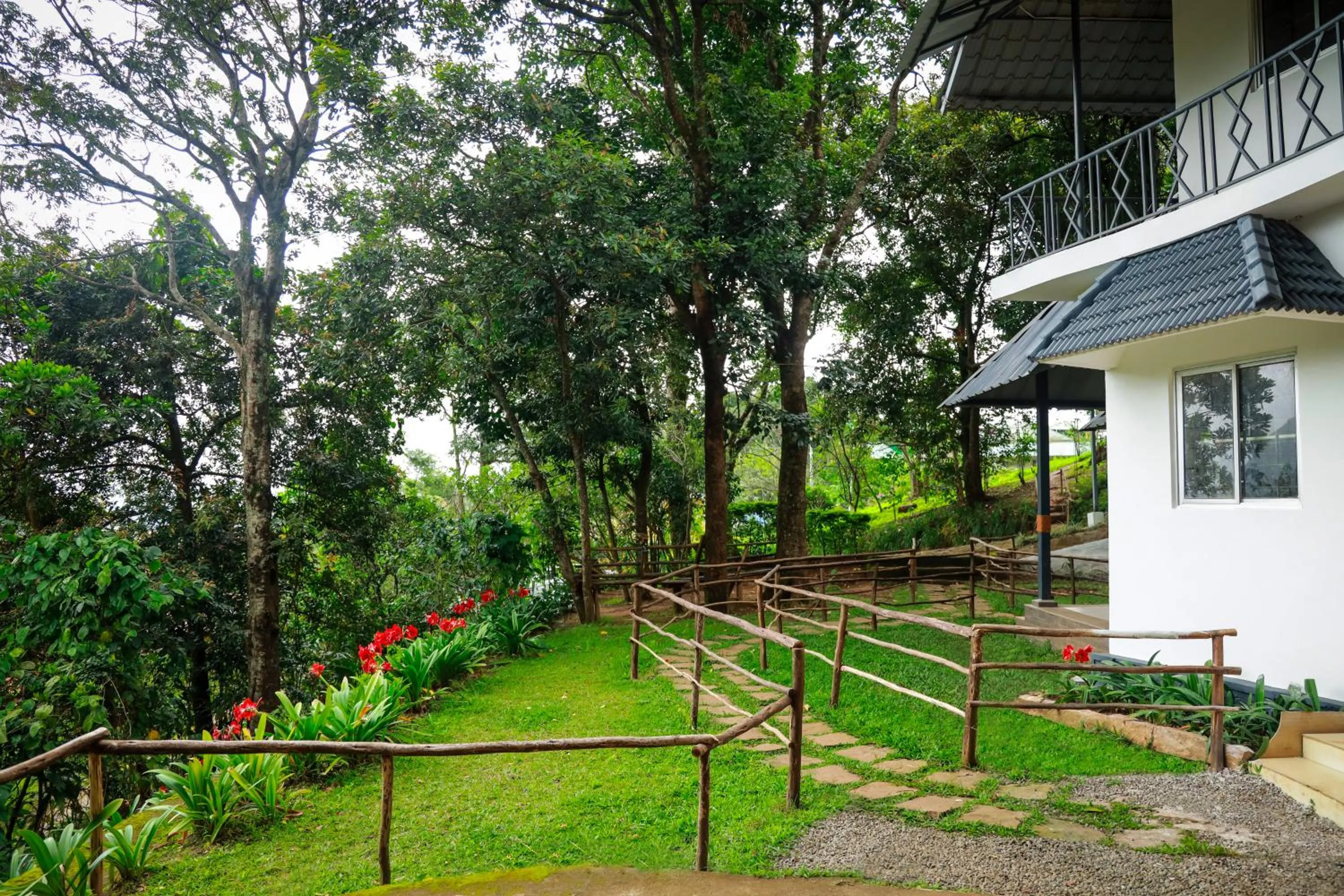 Garden view in Golden Fern Resort