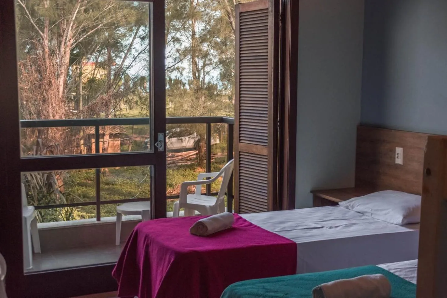 Bed in Hotel Pousada Capão