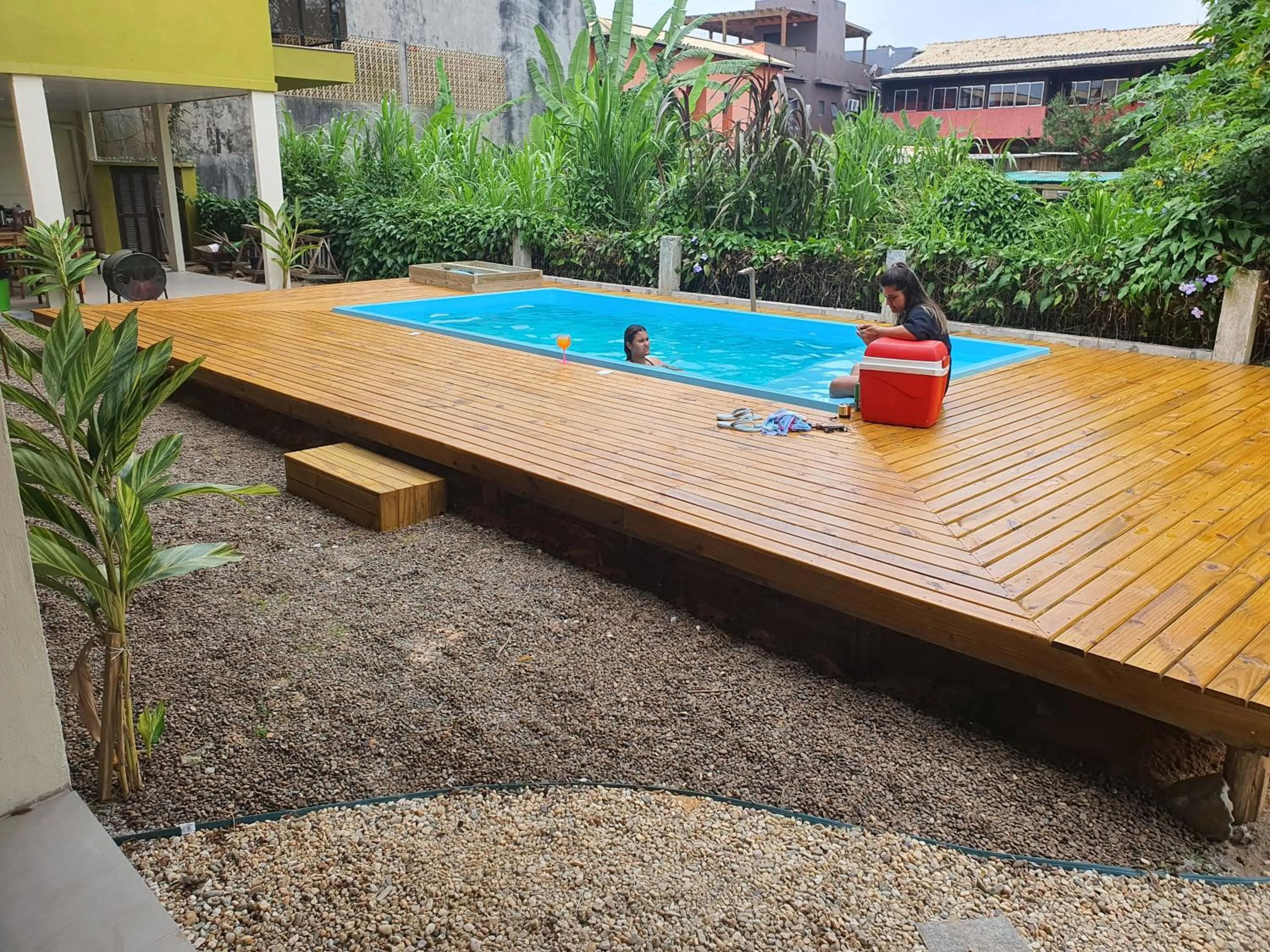 Swimming pool in Hotel Pousada Capão