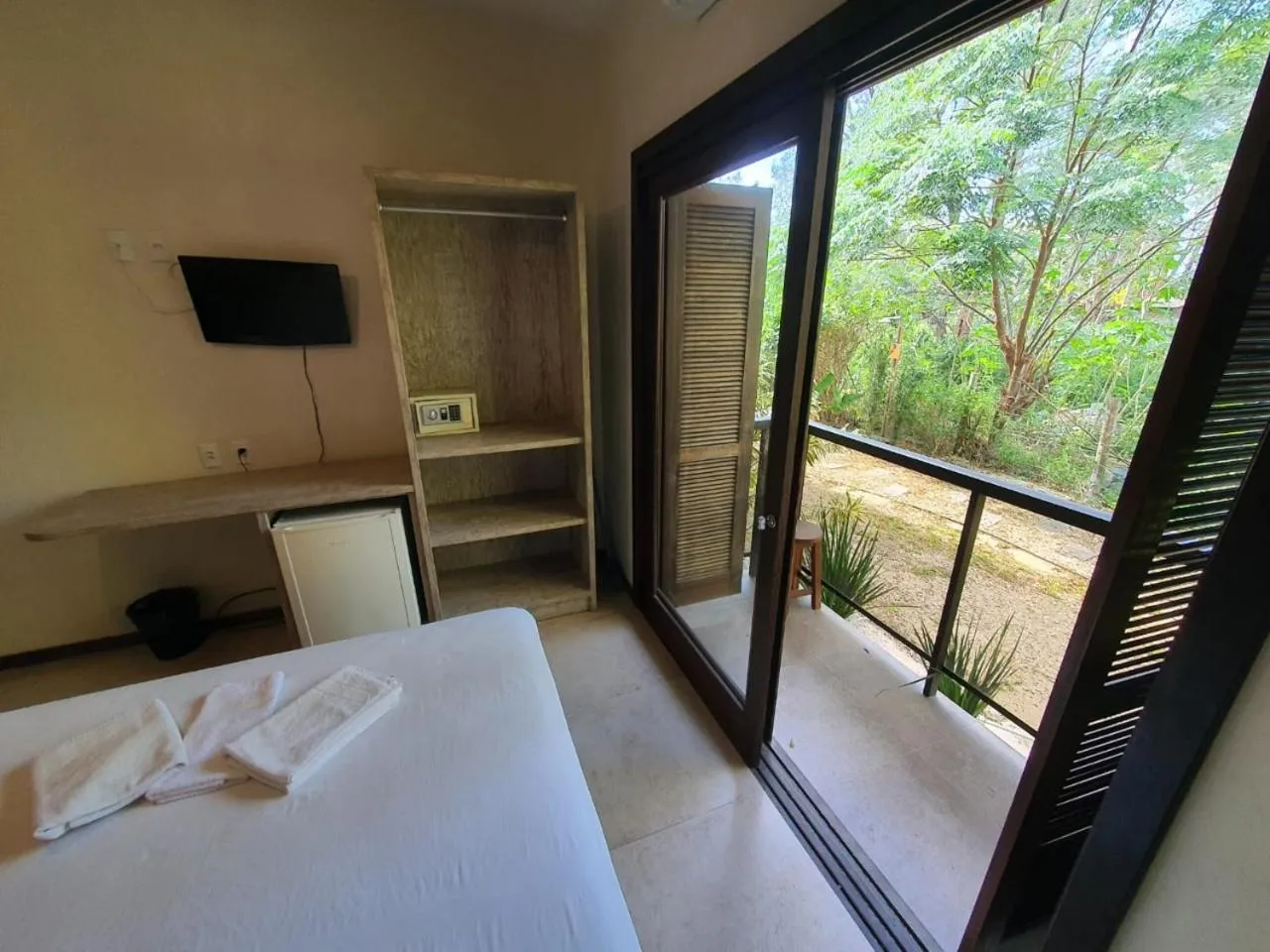 Bed in Hotel Pousada Capão