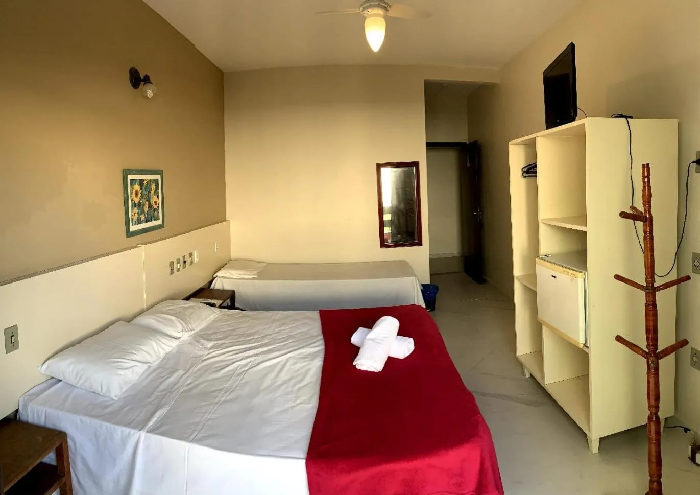 Bed in Hotel Pousada Capão