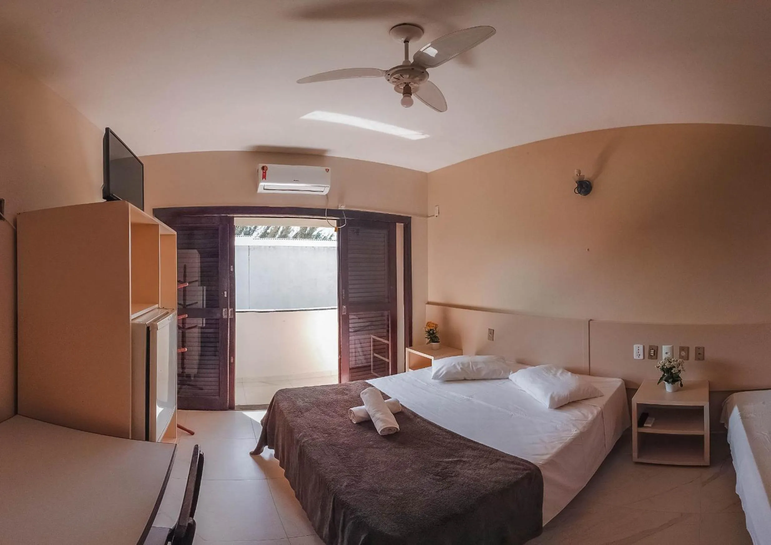 Bed in Hotel Pousada Capão