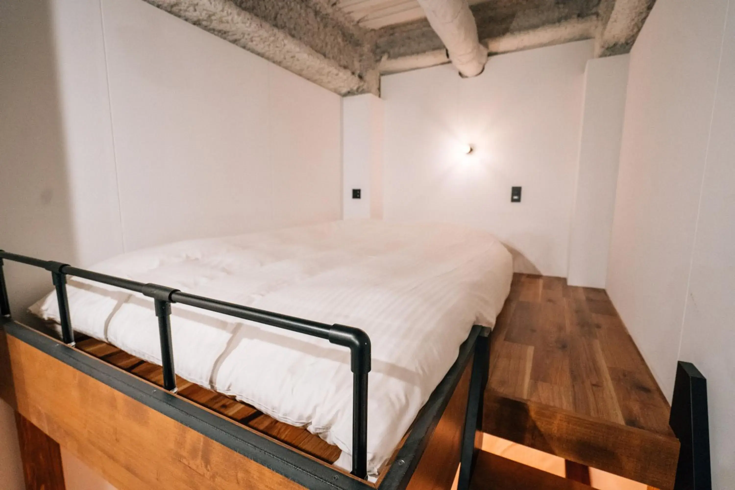 Bedroom, Bed in mizuka Daimyo 4 - unmanned hotel - Bedroom, Bed in mizuka Daimyo 4 - unmanned hotel -