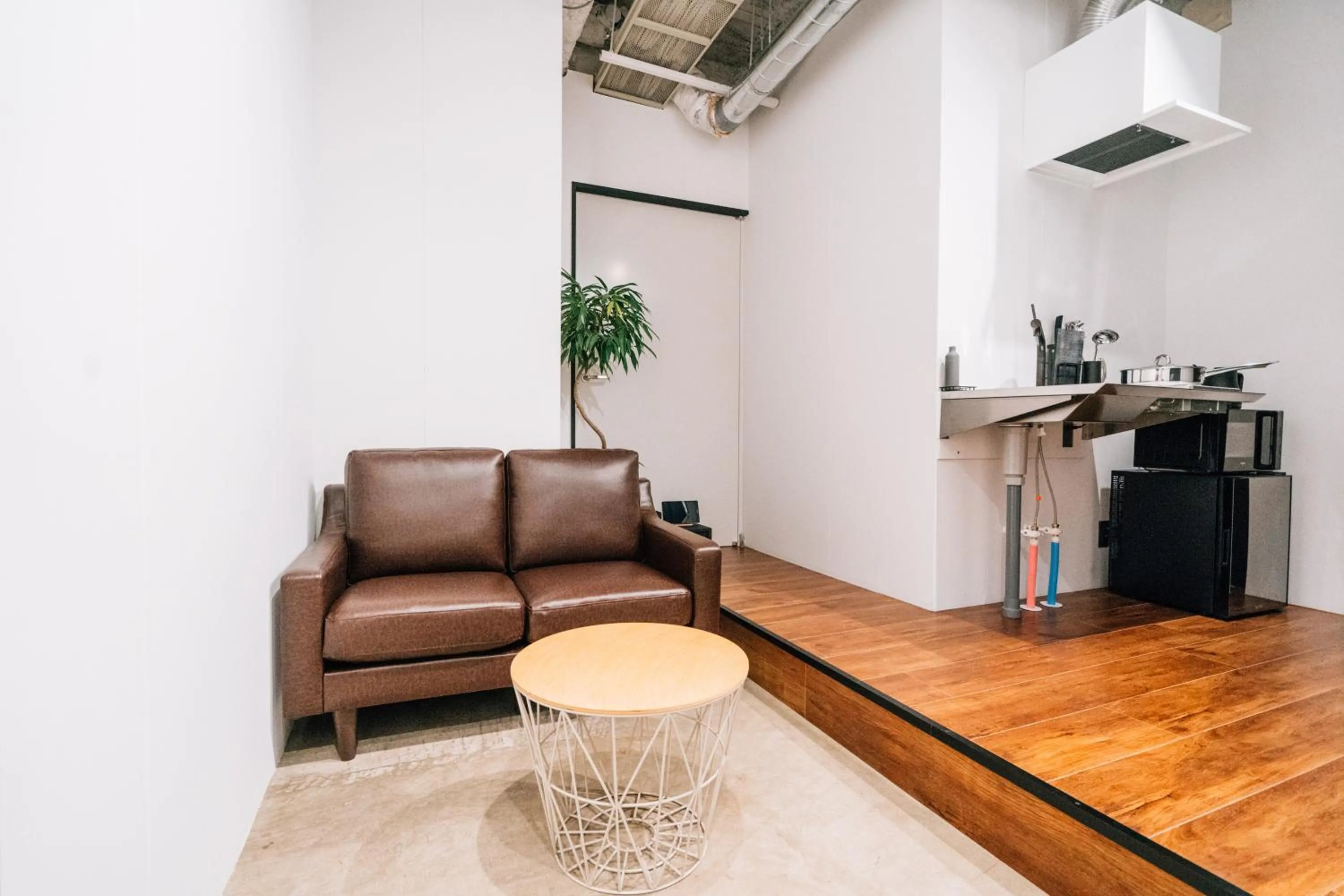 Living room in mizuka Daimyo 4 - unmanned hotel -