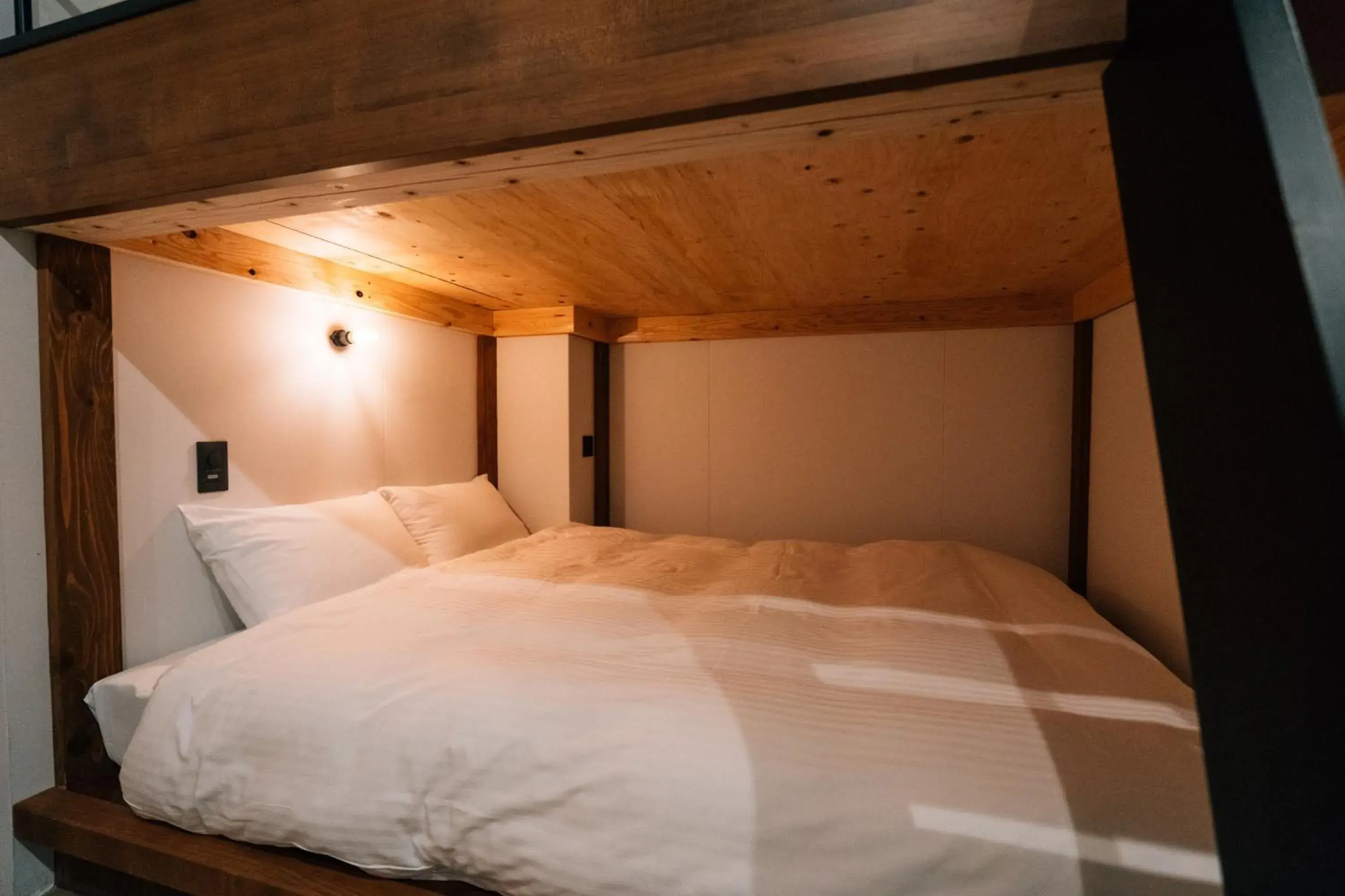 Bedroom, Bed in mizuka Daimyo 4 - unmanned hotel - Bedroom, Bed in mizuka Daimyo 4 - unmanned hotel -