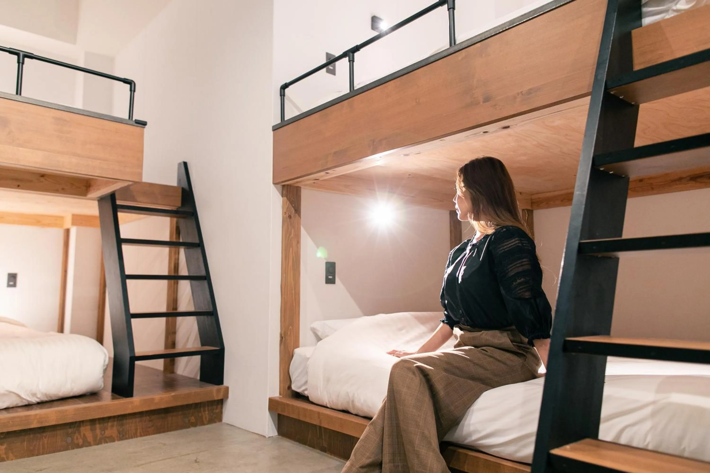 Bedroom, Bed in mizuka Daimyo 4 - unmanned hotel -