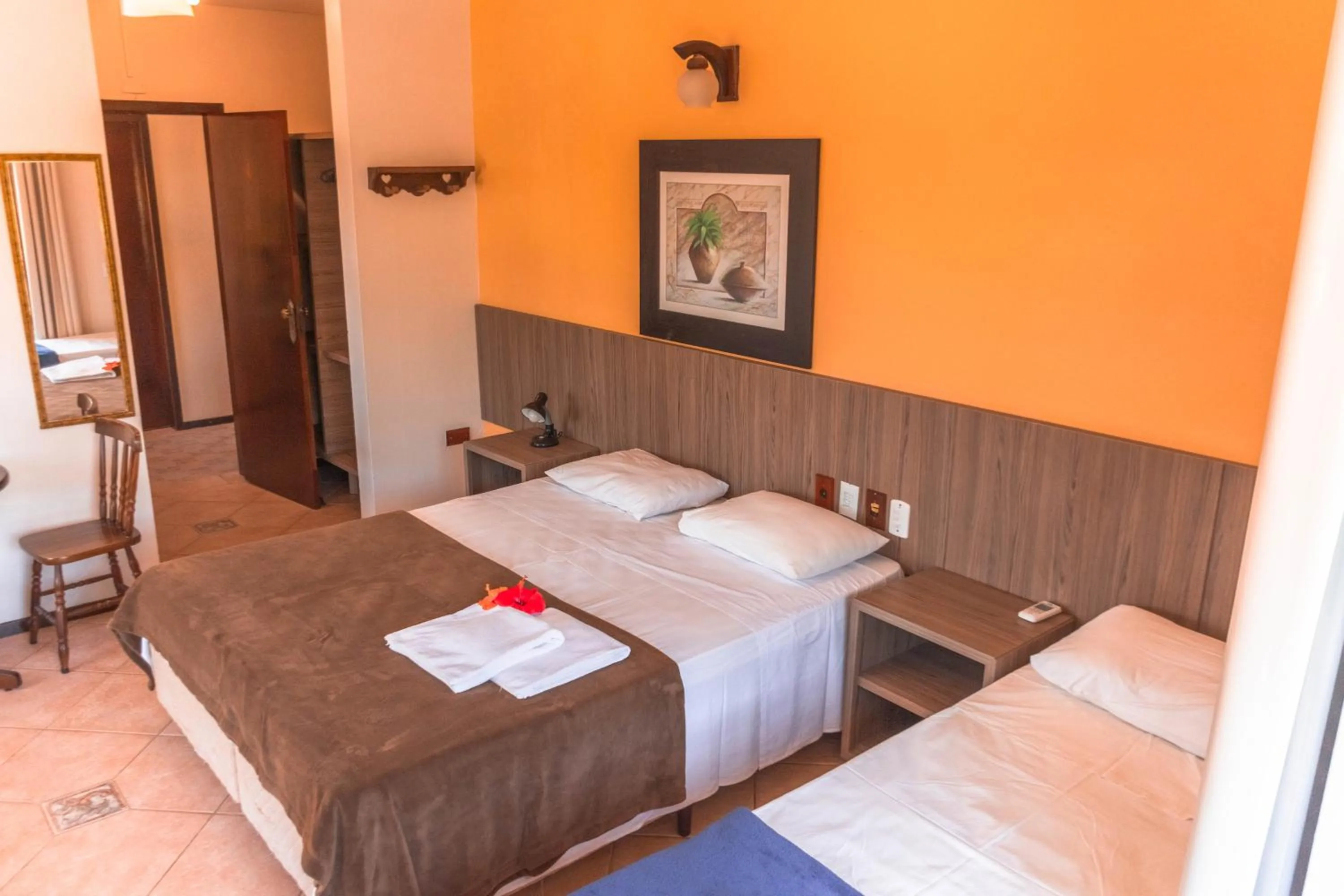 Bed in Ferrujão Pousada e Restaurante