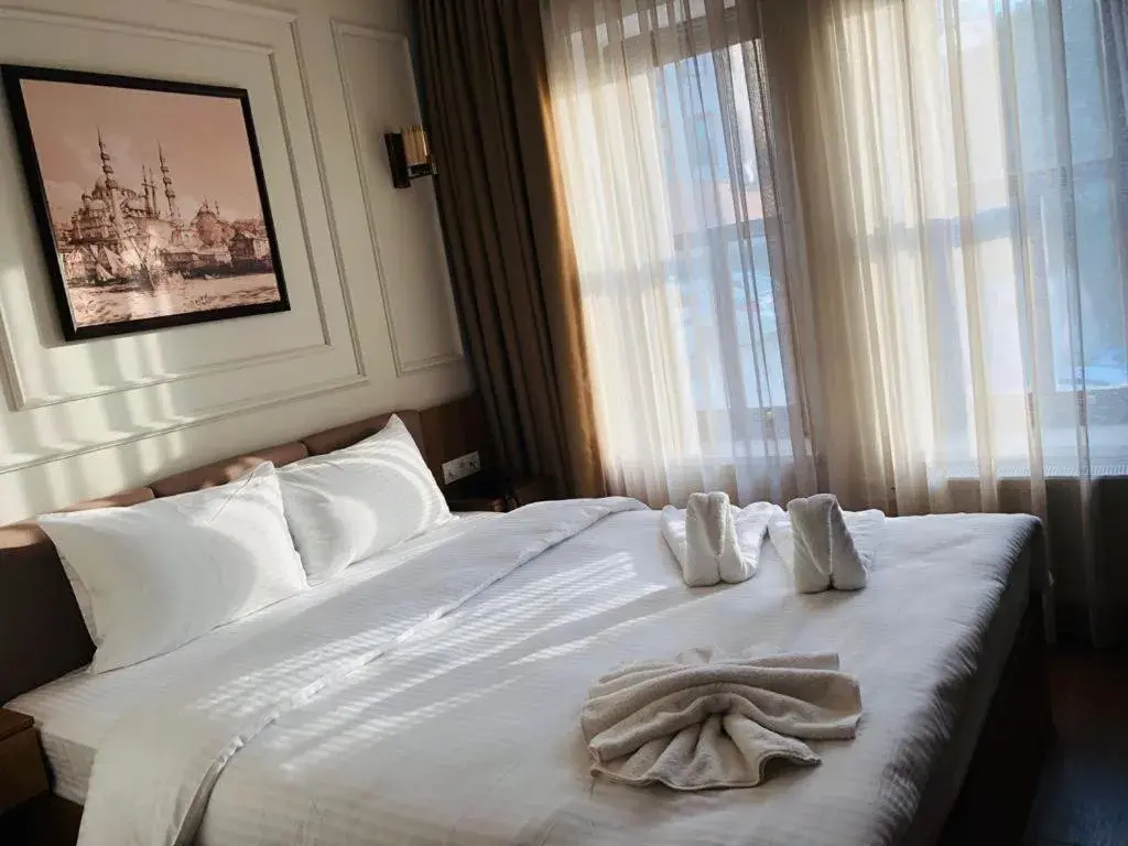 Bed in Burckin Suleymaniye hotel Bed in Burckin Suleymaniye hotel