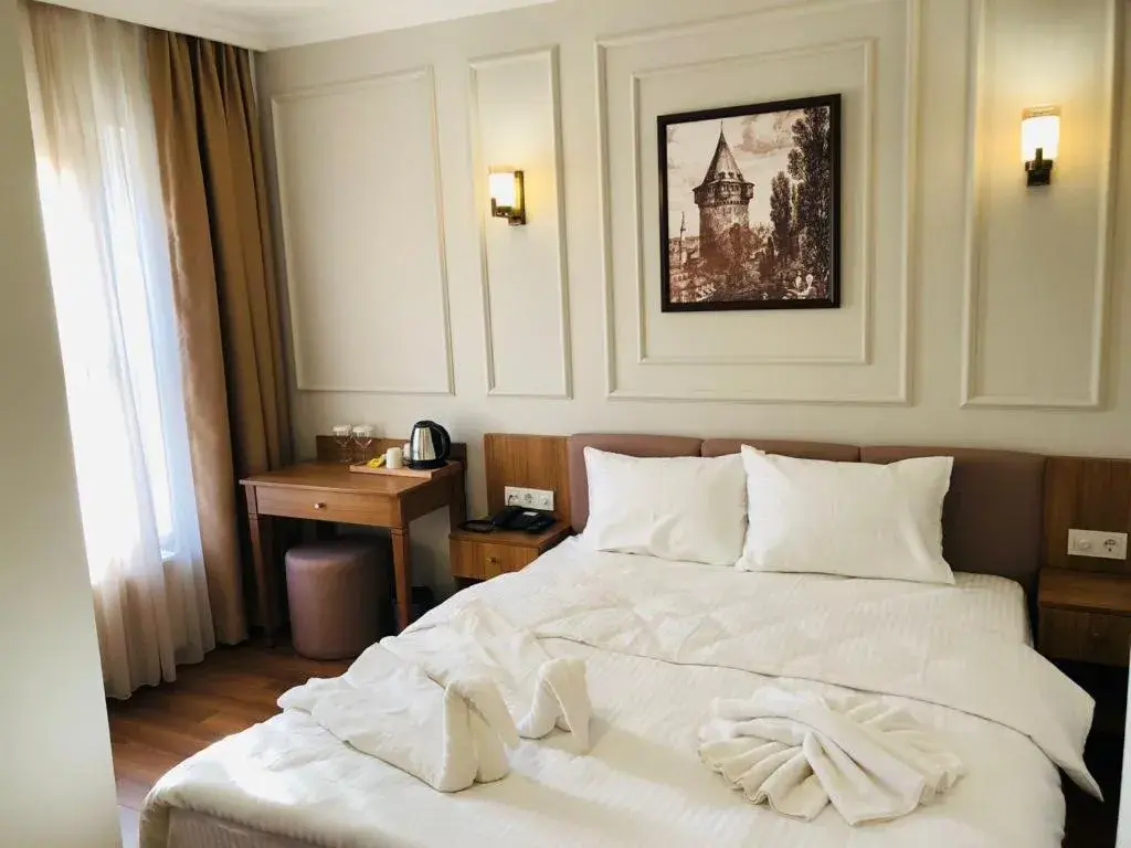 Bed in Burckin Suleymaniye hotel Bed in Burckin Suleymaniye hotel